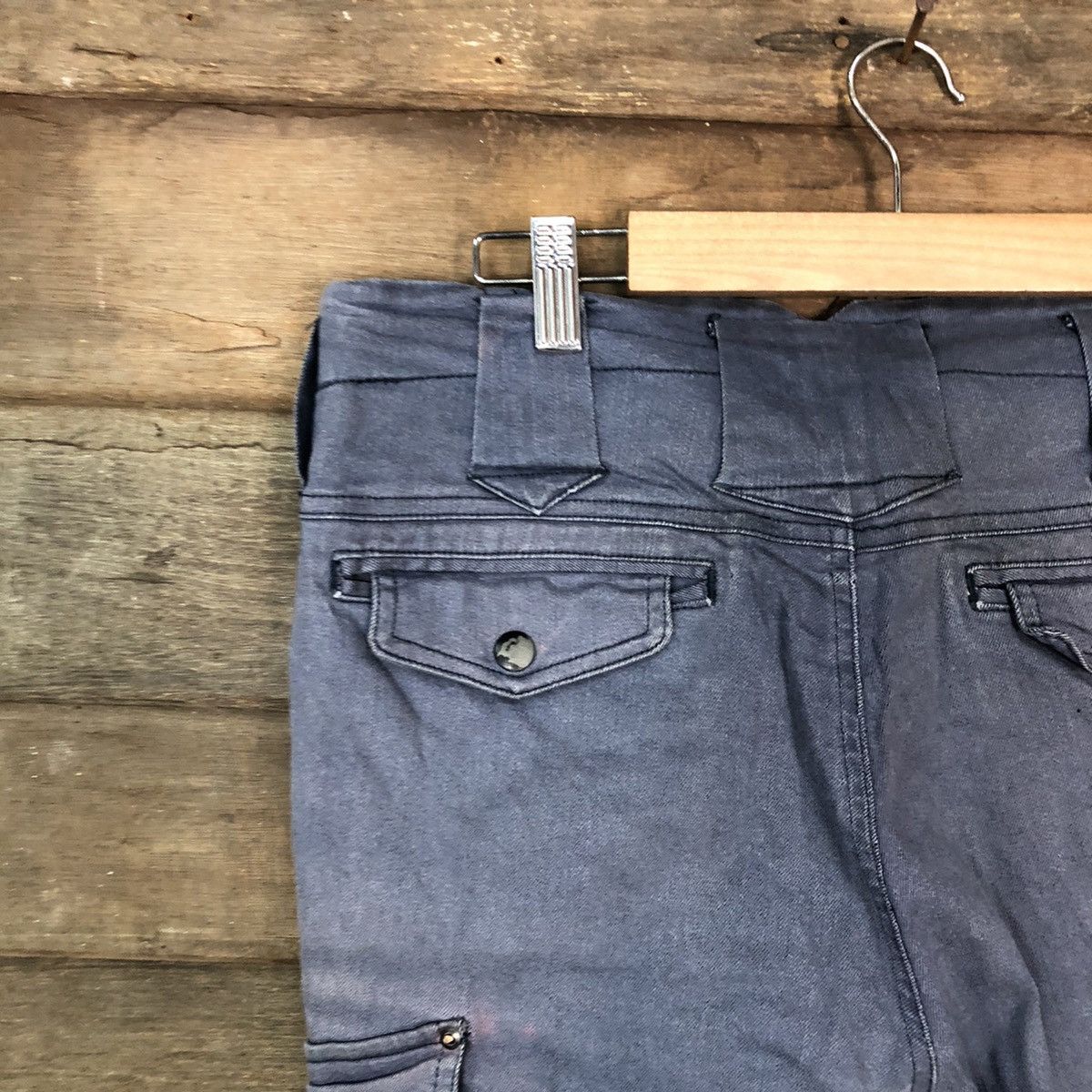 Faded Glory Japan faded Dark Blue jogger multipocket Cargo Pants #5889 Size US 32 / EU 48 - 13 Thumbnail