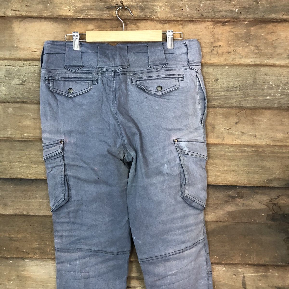 Faded Glory Japan faded Dark Blue jogger multipocket Cargo Pants #5889 Size US 32 / EU 48 - 11 Thumbnail