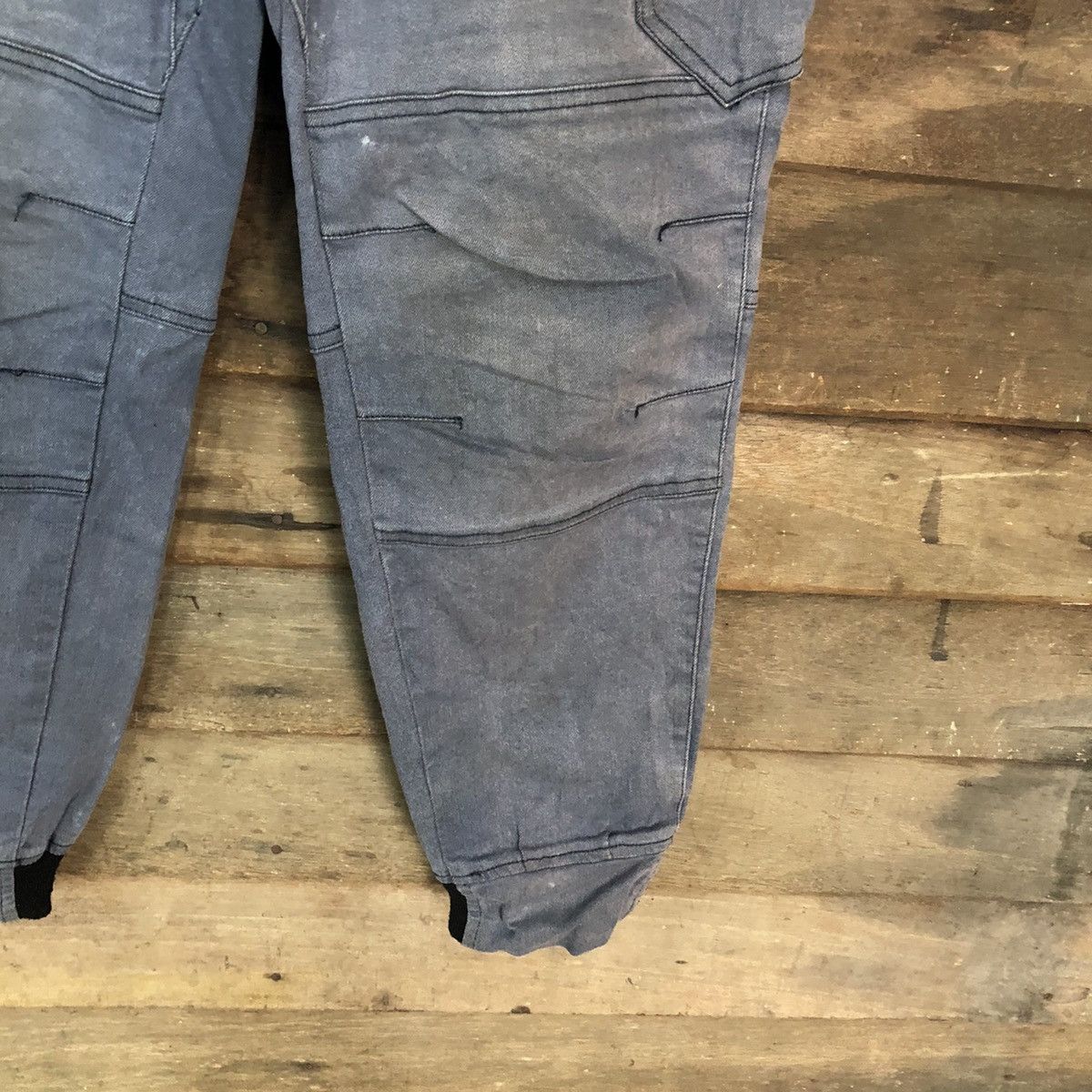 Faded Glory Japan faded Dark Blue jogger multipocket Cargo Pants #5889 Size US 32 / EU 48 - 9 Thumbnail