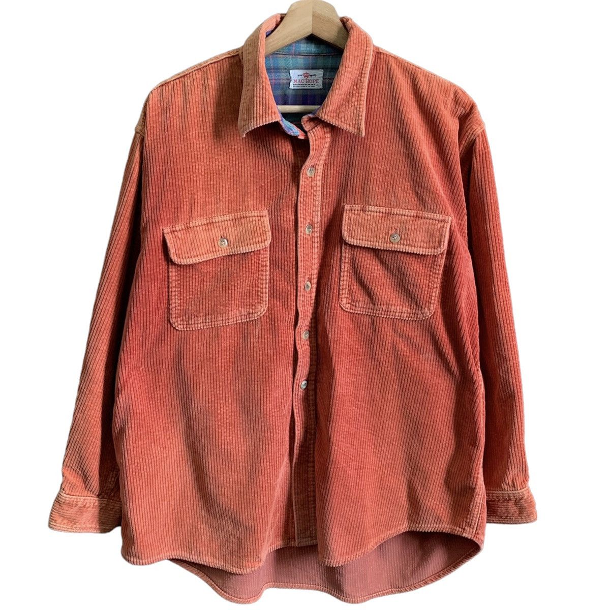 Vintage Mac Hope Coduroy Button Up Shirt