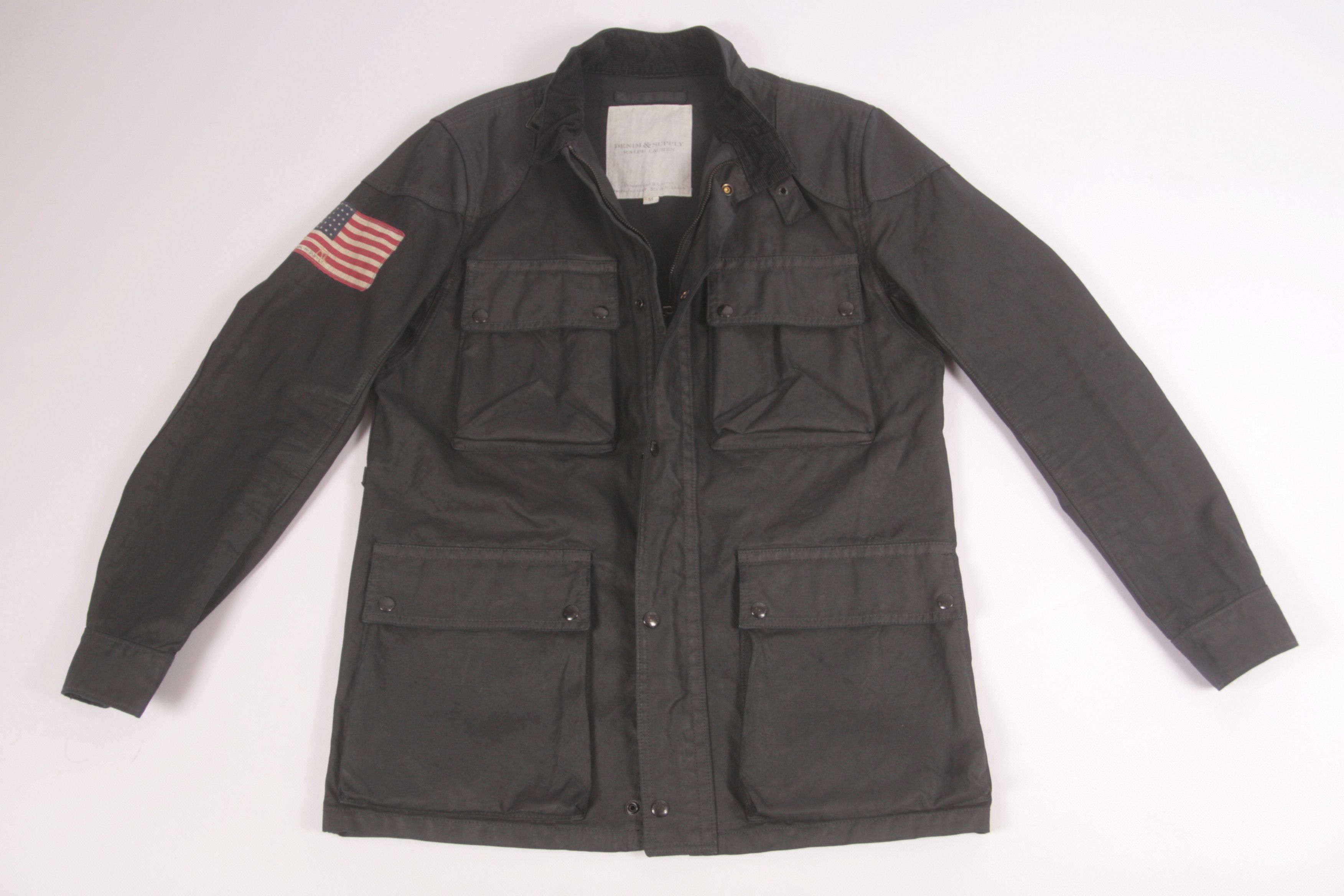 Denim & Supply Ralph Lauren RALPH LAUREN DENIM&SUPPLY USA FLAG WAXED JACKET Size US L / EU 52-54 / 3 - 7 Thumbnail
