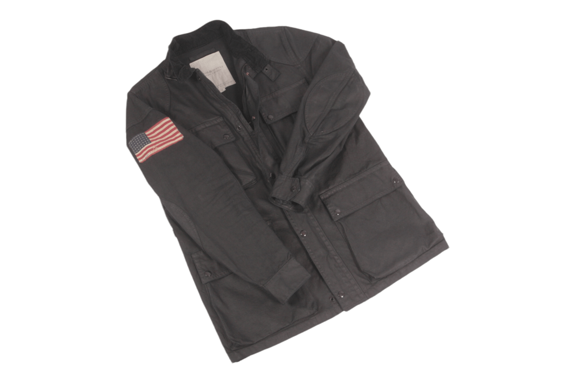 Denim & Supply Ralph Lauren RALPH LAUREN DENIM&SUPPLY USA FLAG WAXED JACKET Size US L / EU 52-54 / 3 - 1 Thumbnail