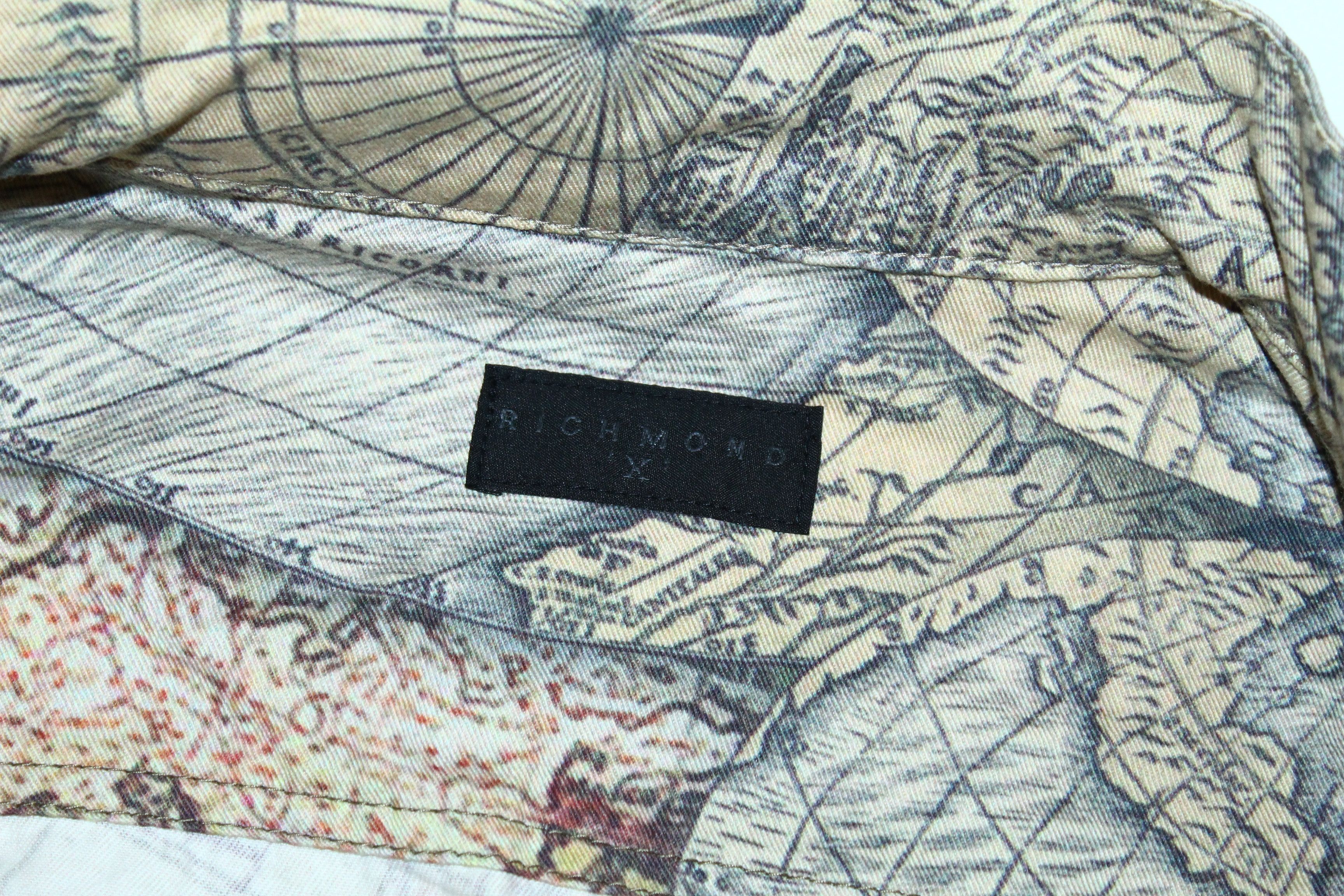 John Richmond John Richmond X Ancient World Map All Over Print Jacket Size US L / EU 52-54 / 3 - 4 Thumbnail