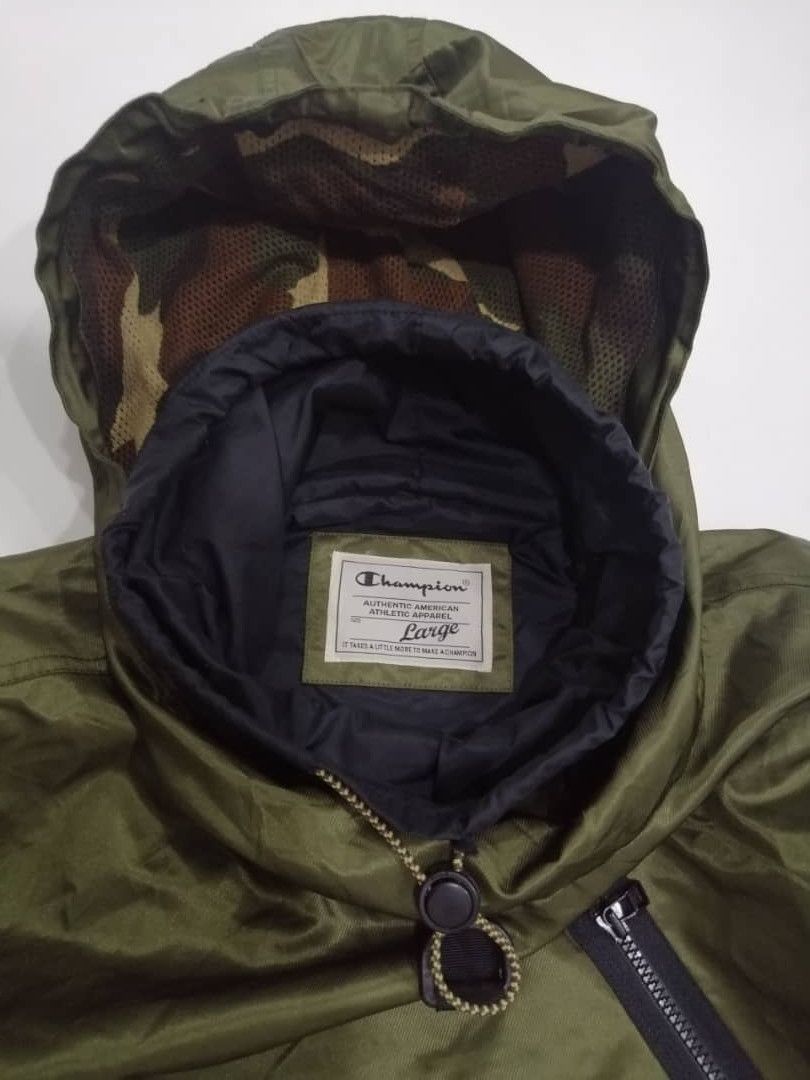 Champion Army Green Champion Hoodies Streetwear Jackets Size US L / EU 52-54 / 3 - 4 Thumbnail