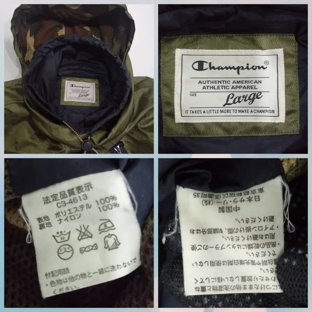 Champion Army Green Champion Hoodies Streetwear Jackets Size US L / EU 52-54 / 3 - 6 Thumbnail