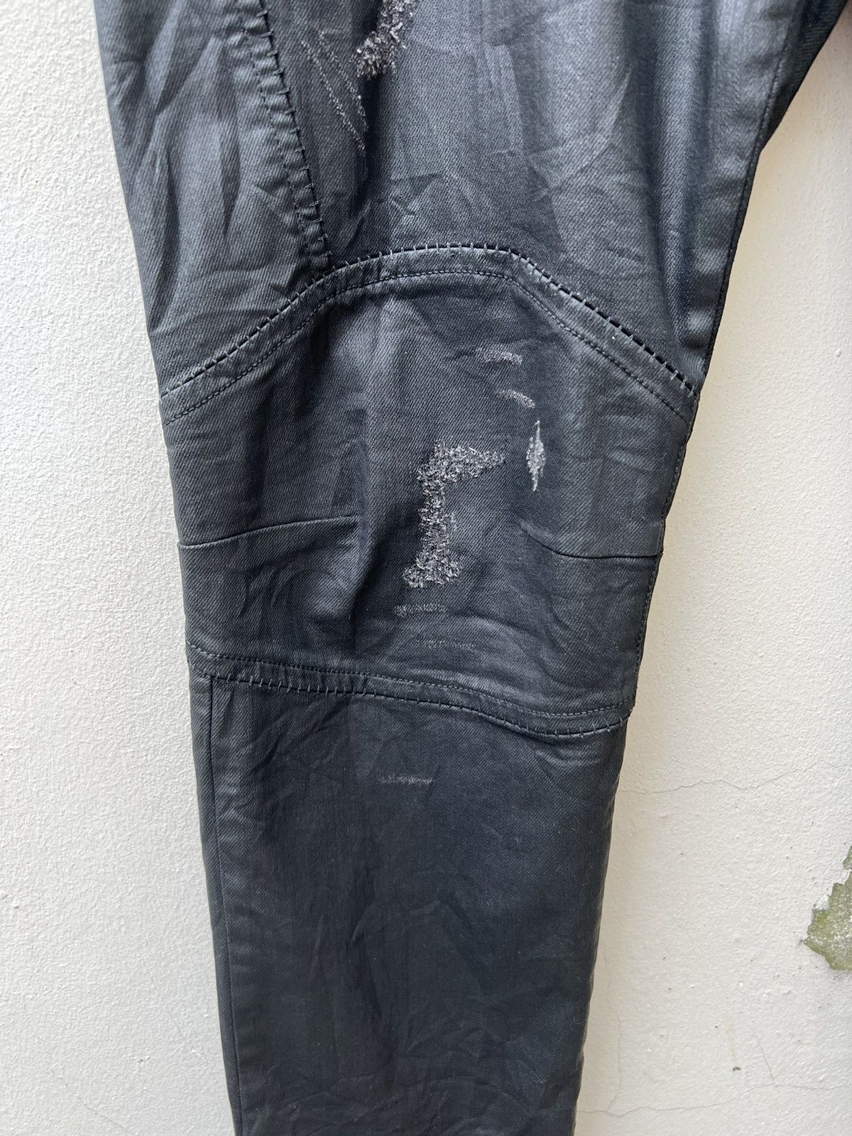 Diesel Vintage Diesel Italy Coated Wax Stretch Denim Cropped Jeans Size US 33 - 11 Thumbnail