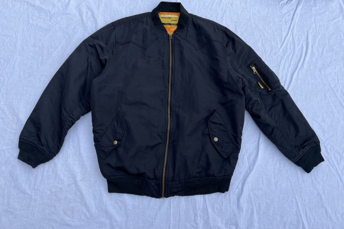 Swagger Vintage Swagger Japan Black MA-1 Bomber Jacket Size US L / EU 52-54 / 3 - 11 Thumbnail