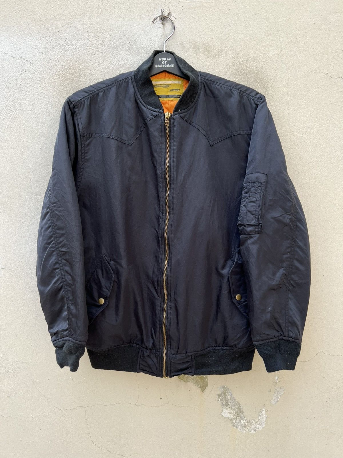 Swagger Vintage Swagger Japan Black MA-1 Bomber Jacket Size US L / EU 52-54 / 3 - 1 Thumbnail