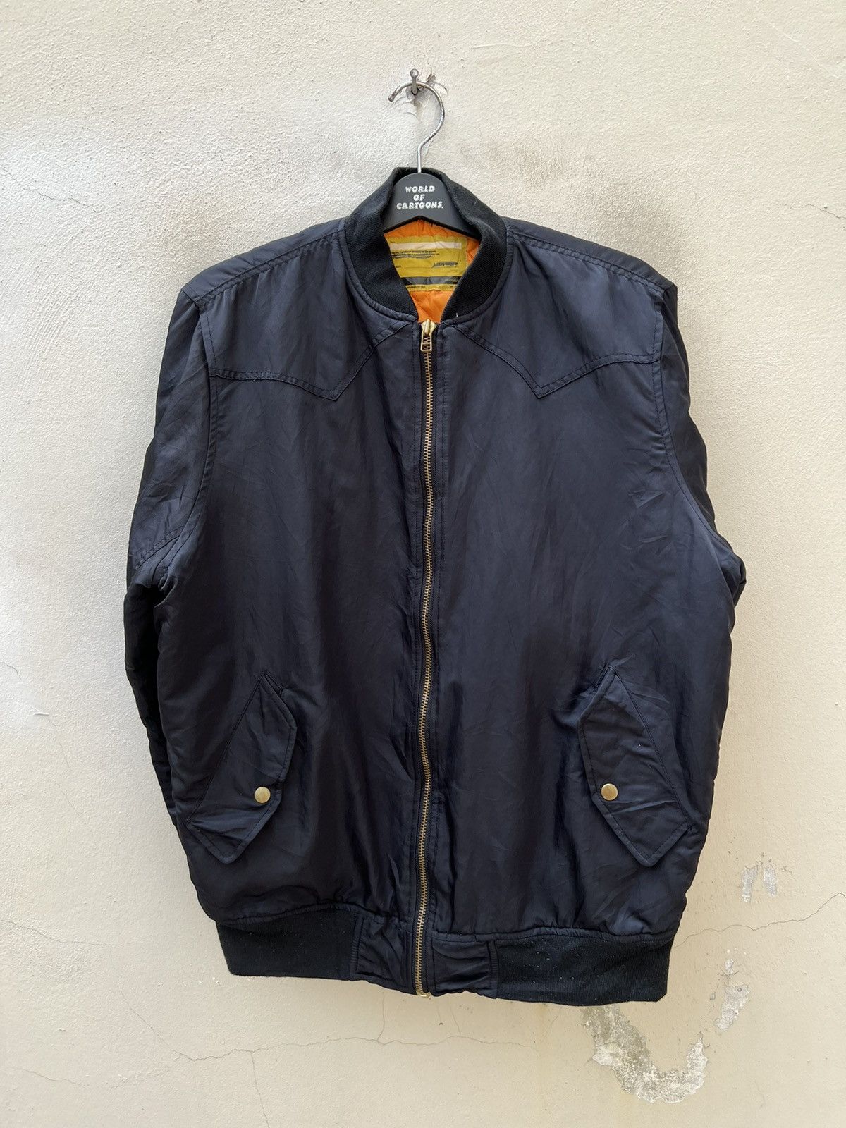 Swagger Vintage Swagger Japan Black MA-1 Bomber Jacket Size US L / EU 52-54 / 3 - 4 Thumbnail