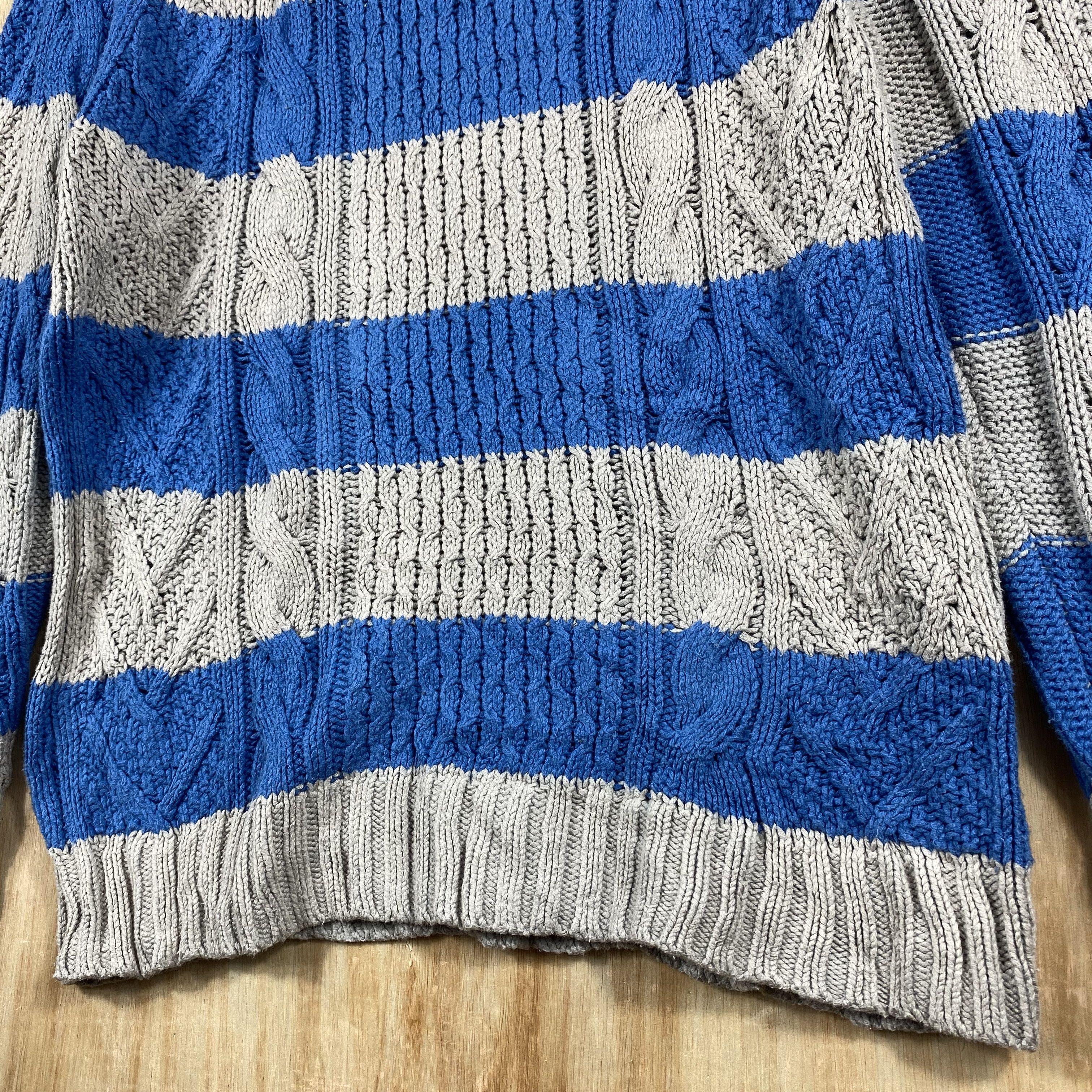 Other × Vintage Ubranded Stripe Kurt Cobain Knitwear Sweater Style Size US S / EU 44-46 / 1 - 7 Thumbnail