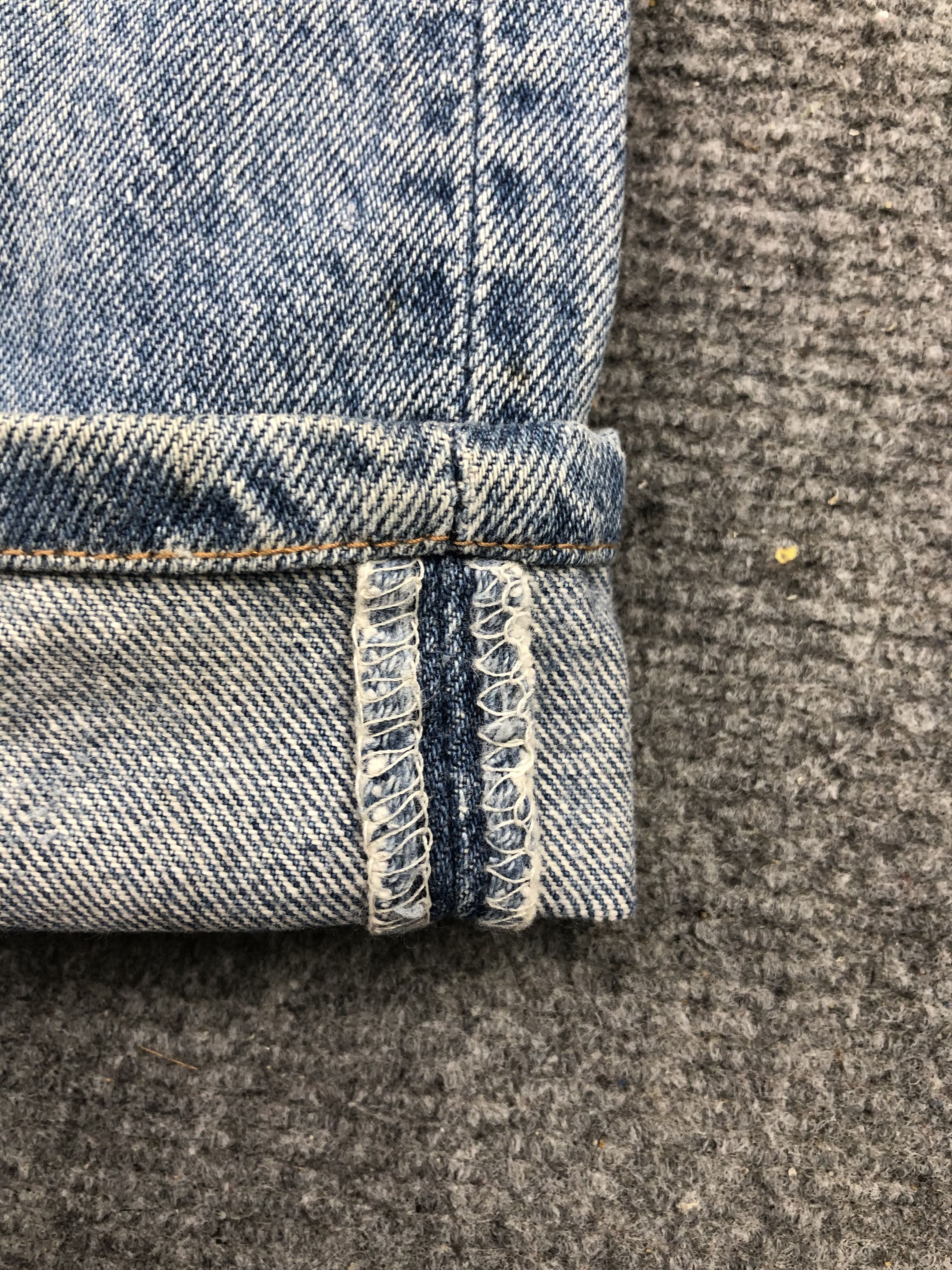 Levi's Vintage 90s Levis 501xx Light Wash Jeans Size US 33 - 7 Thumbnail