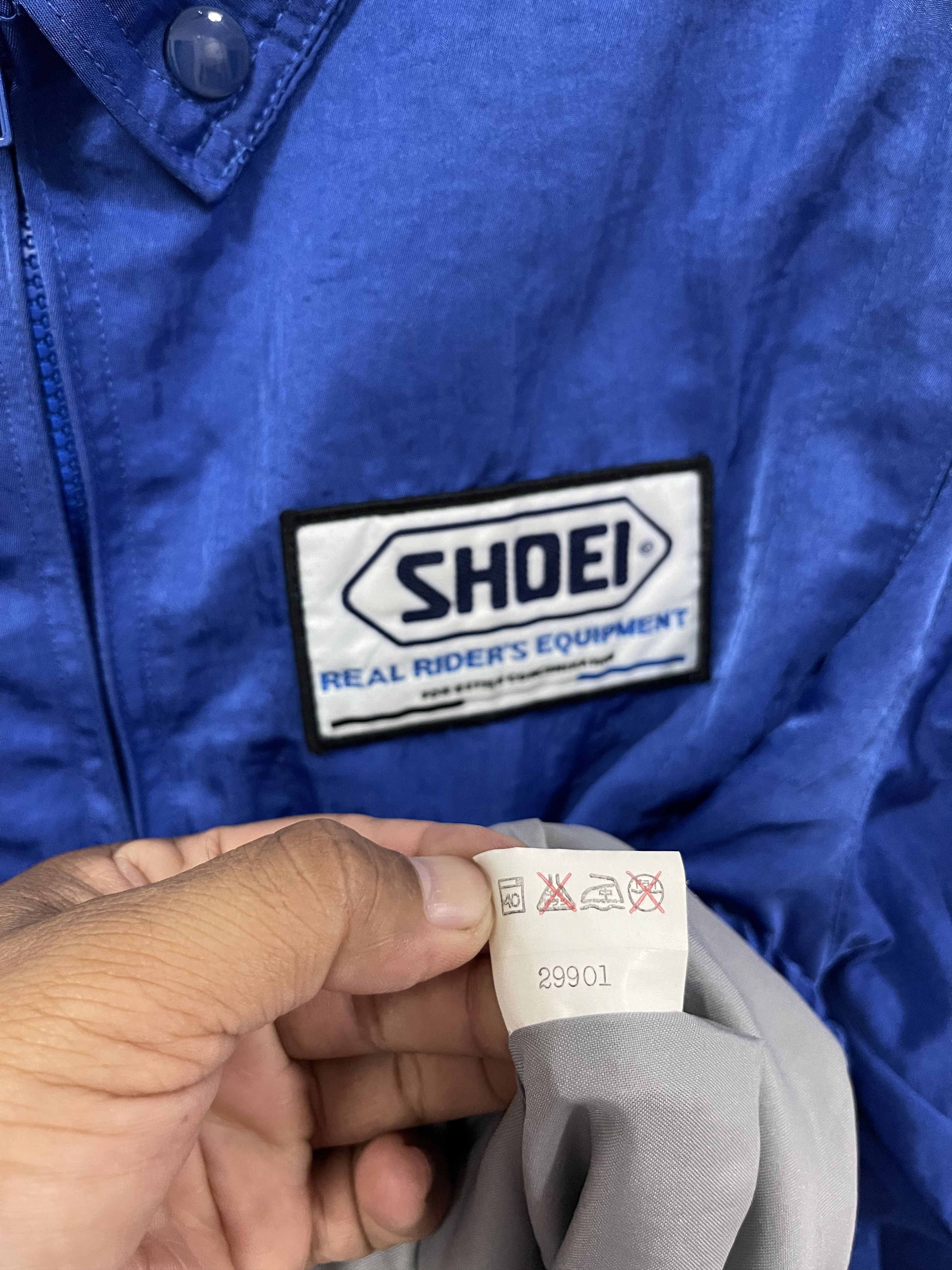 Sports Specialties × Vintage Vintage Shoei Real Rider Equipment Patches Light Jacket Size US S / EU 44-46 / 1 - 14 Thumbnail