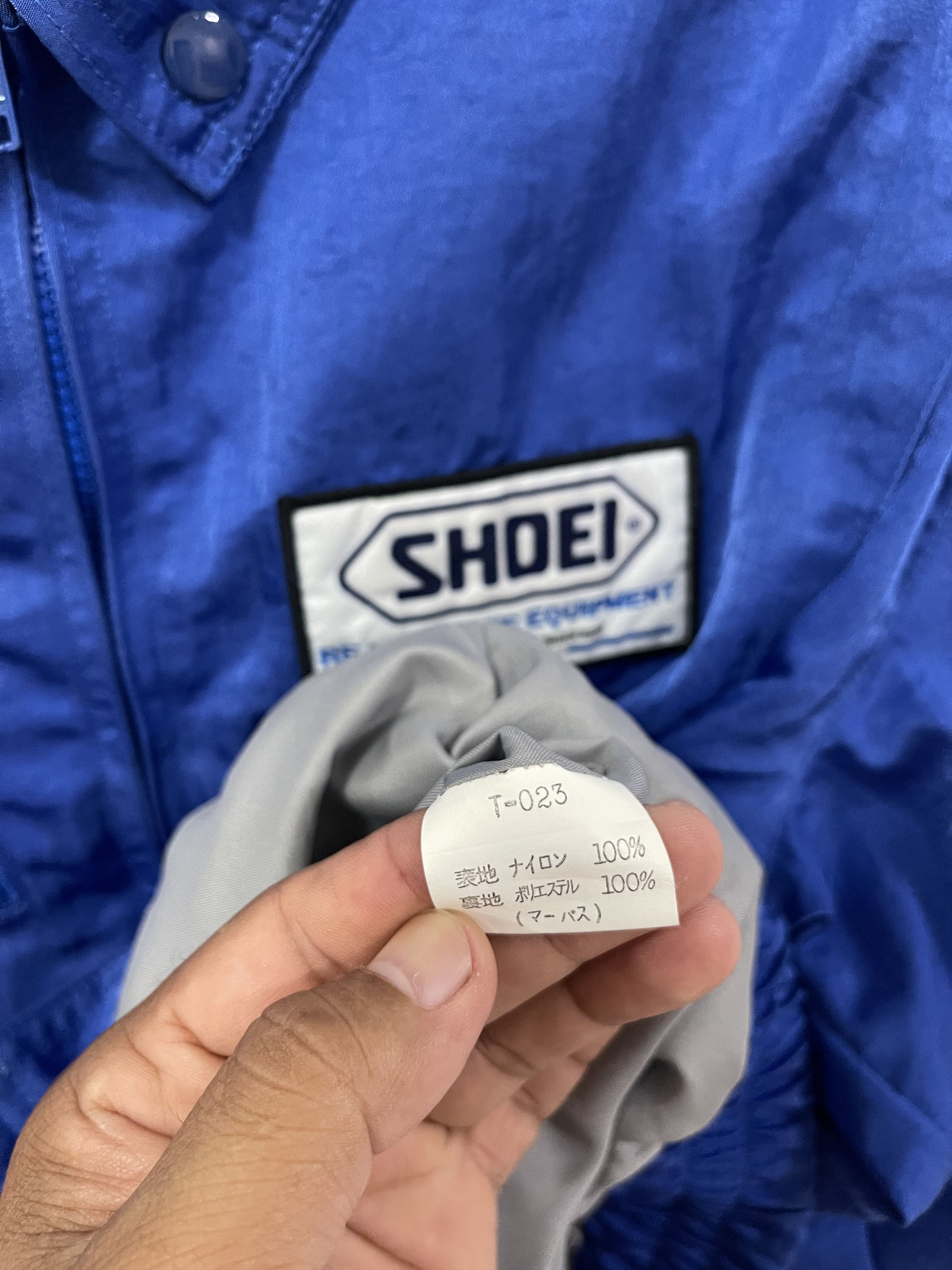 Sports Specialties × Vintage Vintage Shoei Real Rider Equipment Patches Light Jacket Size US S / EU 44-46 / 1 - 13 Thumbnail