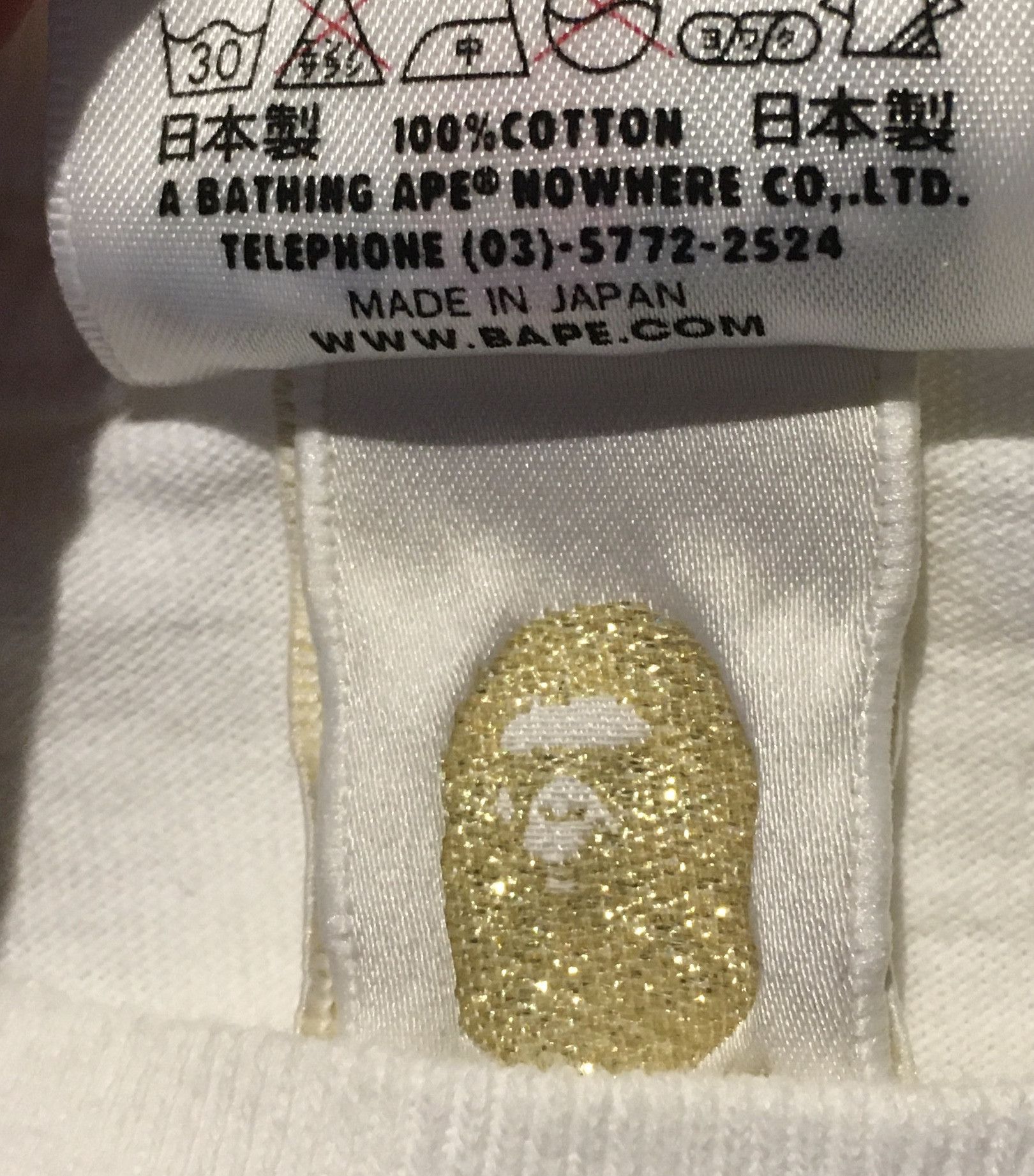 Bape Bape tee shirt Size US M / EU 48-50 / 2 - 6 Thumbnail