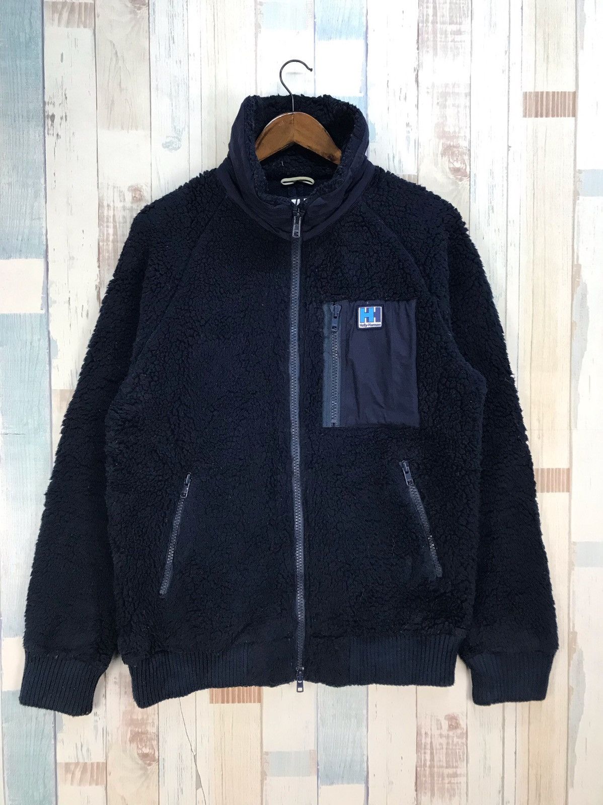 Helly Hansen Vintage 90s Helly Hansen Deep Pile Fleece Size US XL / EU 56 / 4 - 1 Thumbnail