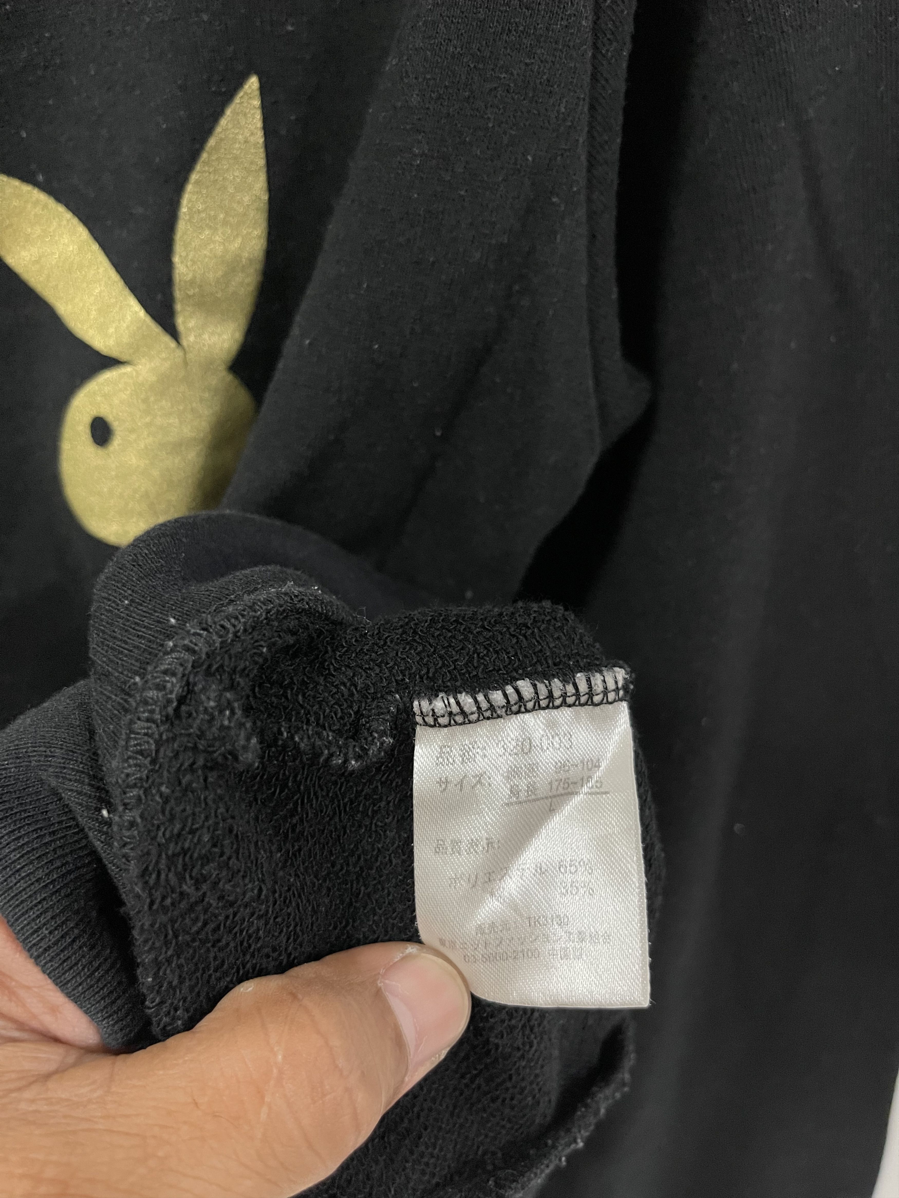 Japanese Brand × Playboy × Vintage Playboy Big Logo Zip Up Hoodie Sweatshirt Size L / US 10 / IT 46 - 8 Thumbnail