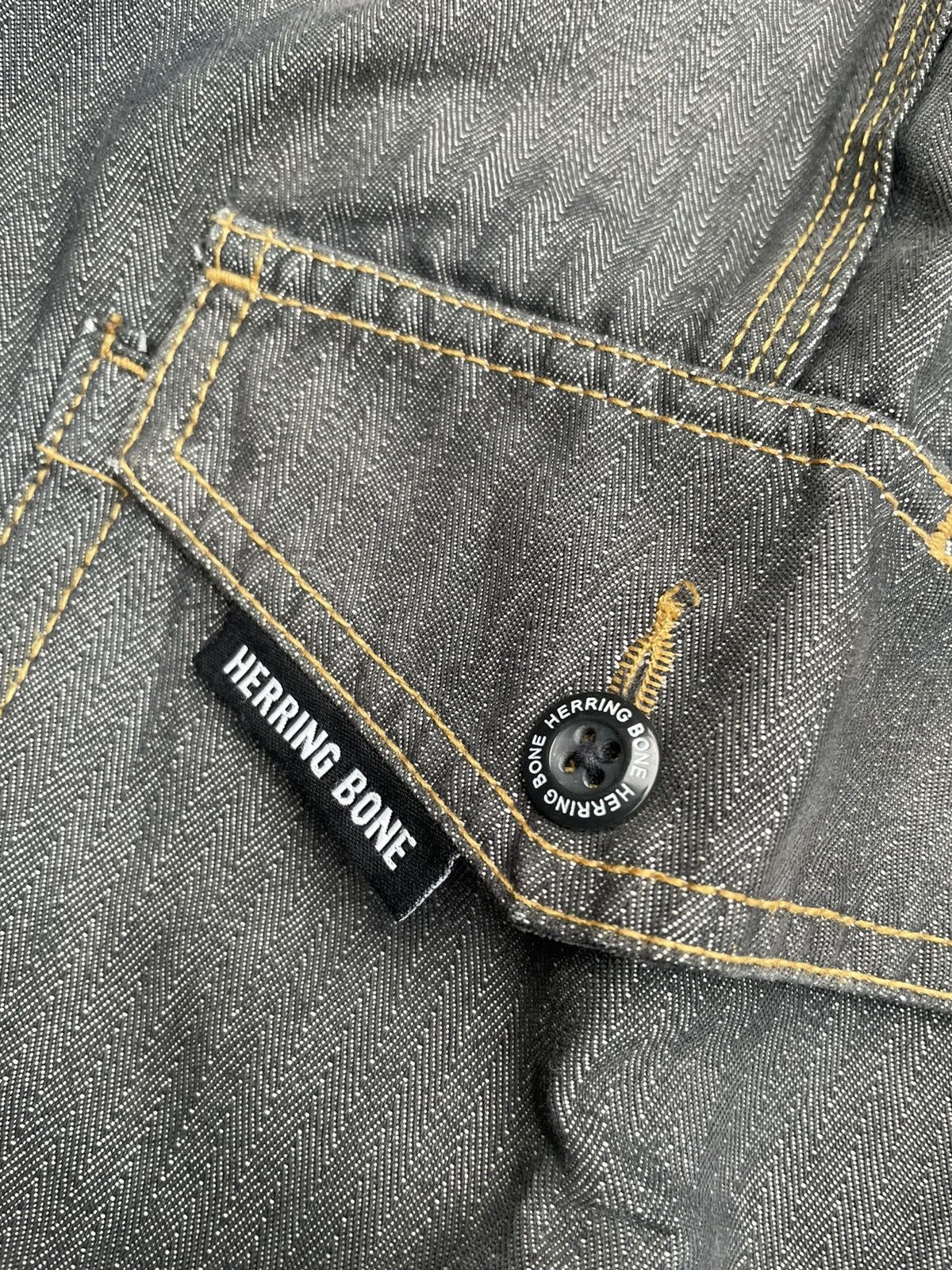 Japanese Brand Herringbone Cargo Pant Size US 32 / EU 48 - 14 Thumbnail