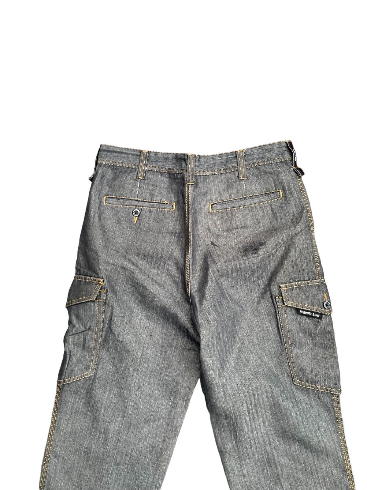 Japanese Brand Herringbone Cargo Pant Size US 32 / EU 48 - 12 Thumbnail