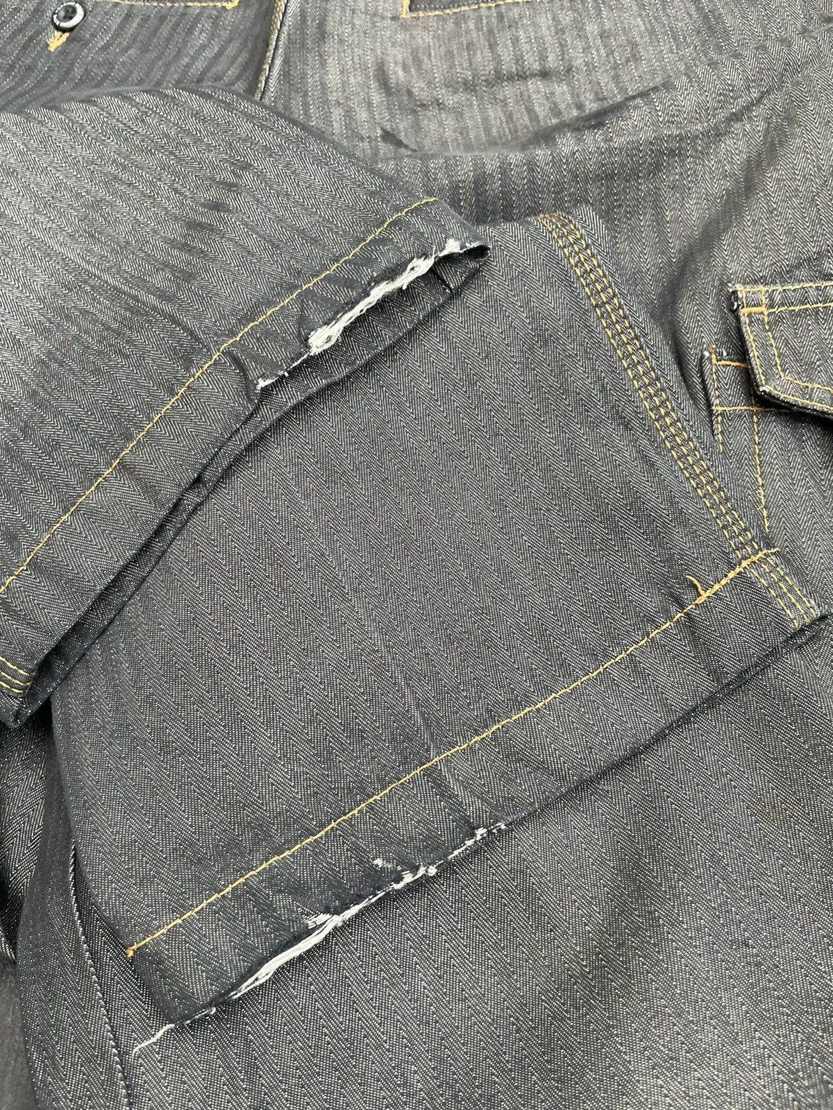 Japanese Brand Herringbone Cargo Pant Size US 32 / EU 48 - 13 Thumbnail