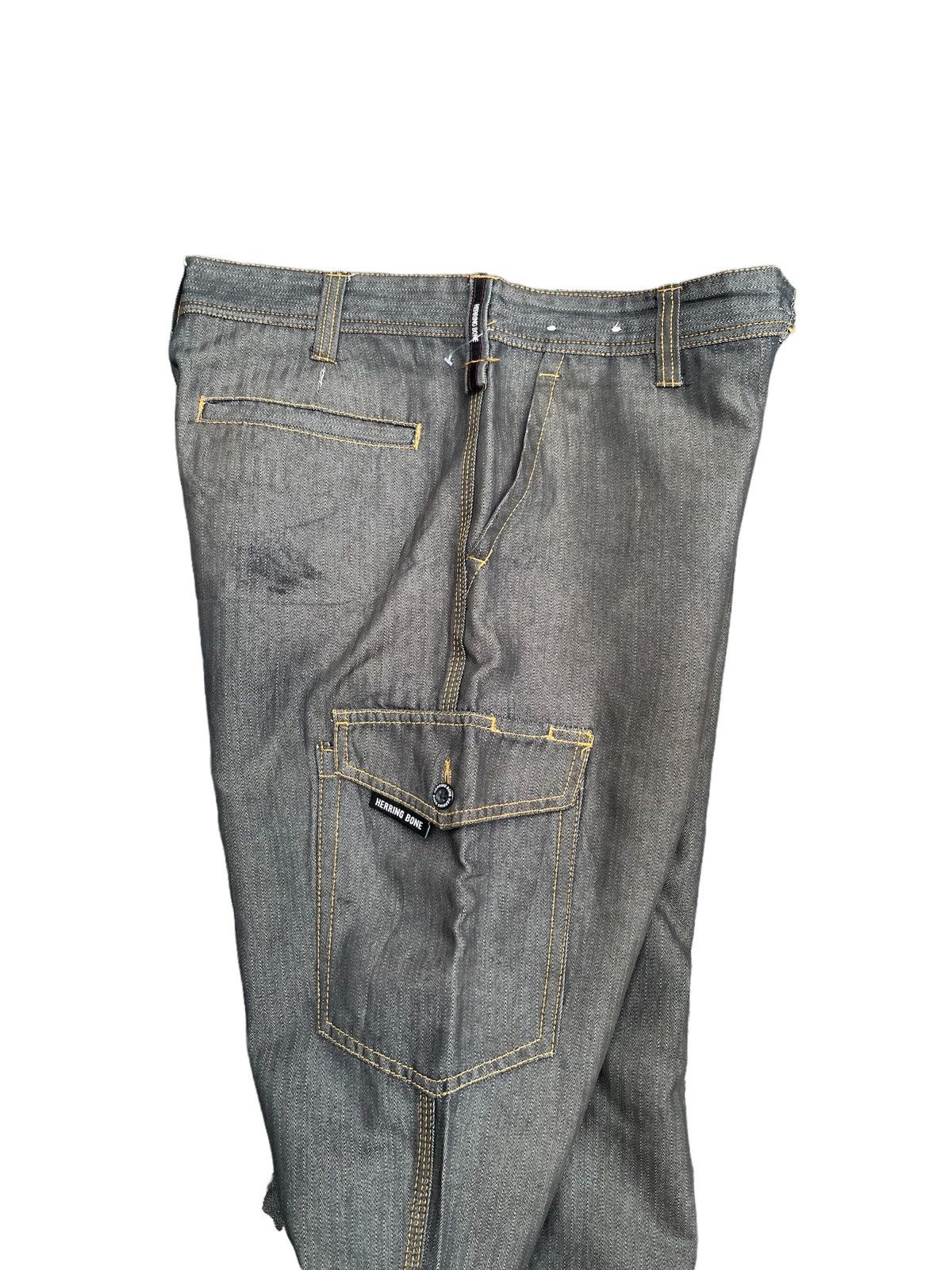 Japanese Brand Herringbone Cargo Pant Size US 32 / EU 48 - 8 Thumbnail