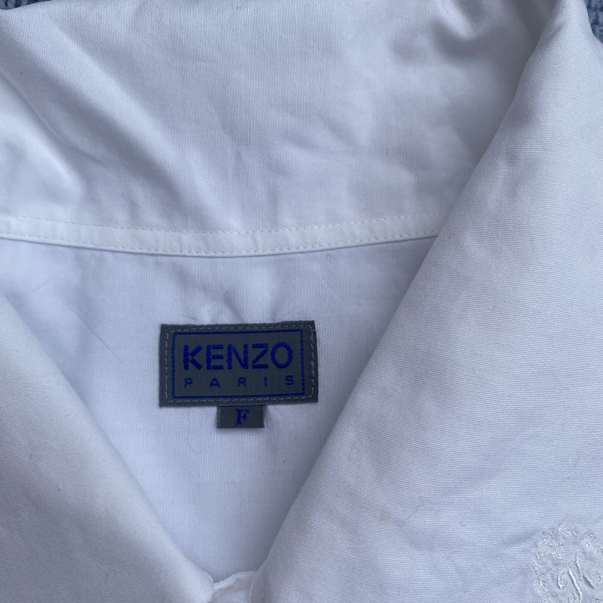 Kenzo × Vintage vintage white shirt Size US M / EU 48-50 / 2 - 2 Thumbnail