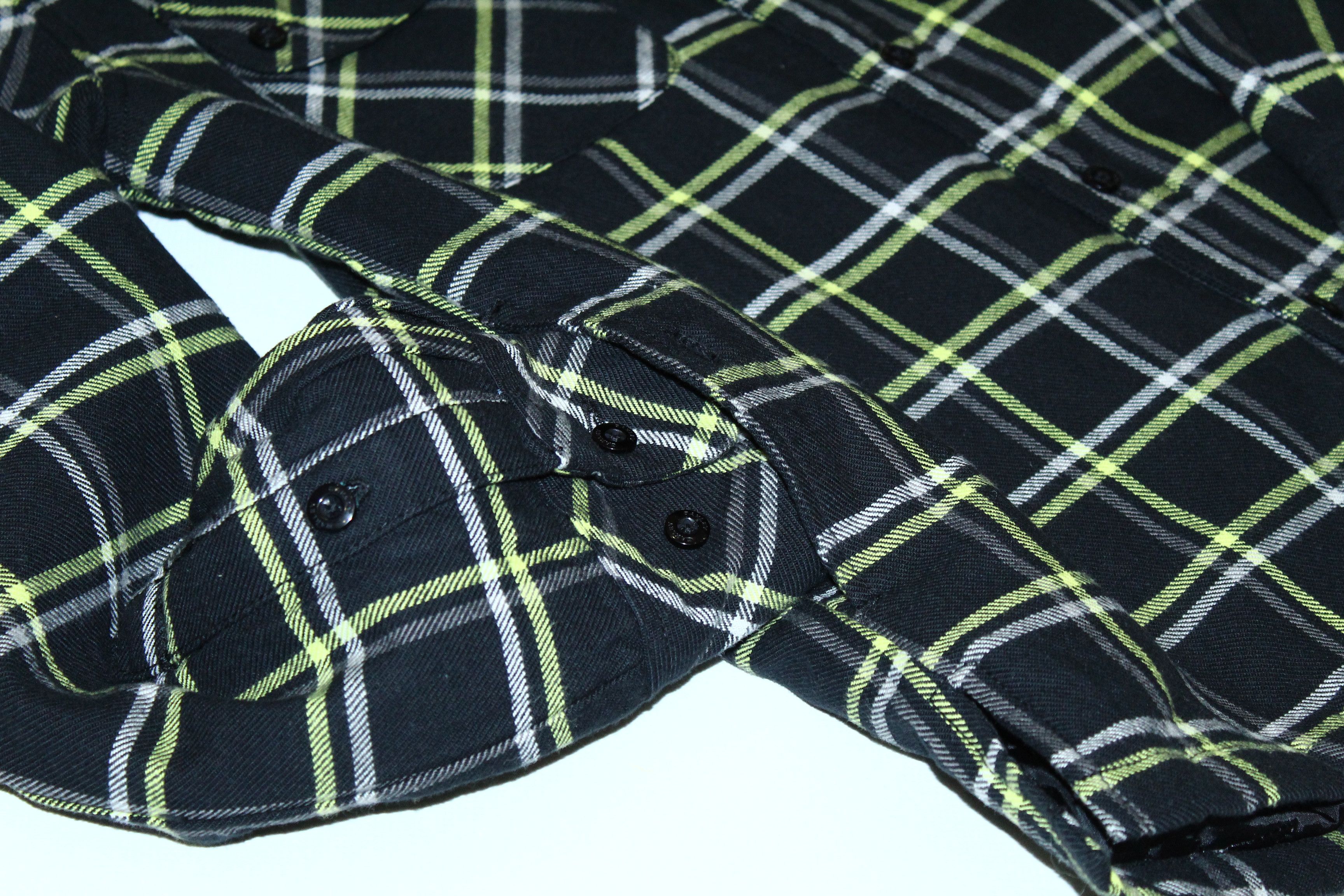 Oakley VTG Oakley Slim Fit Plaid Check Flannel Padded Overshirt Size US S / EU 44-46 / 1 - 6 Thumbnail