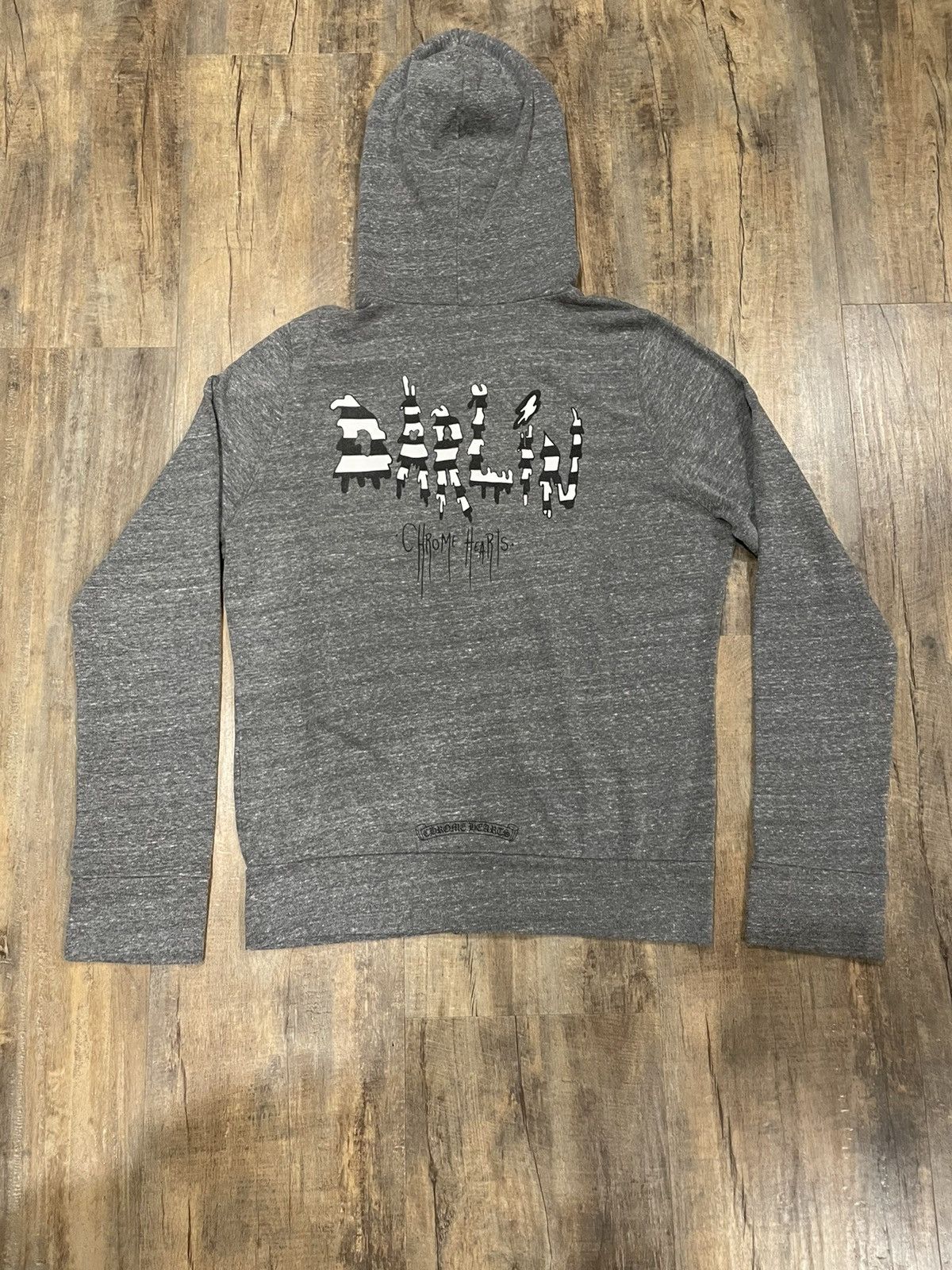 Chrome Hearts RARE Chrome Hearts Darlin Matty Boy T Bar Logo Zip