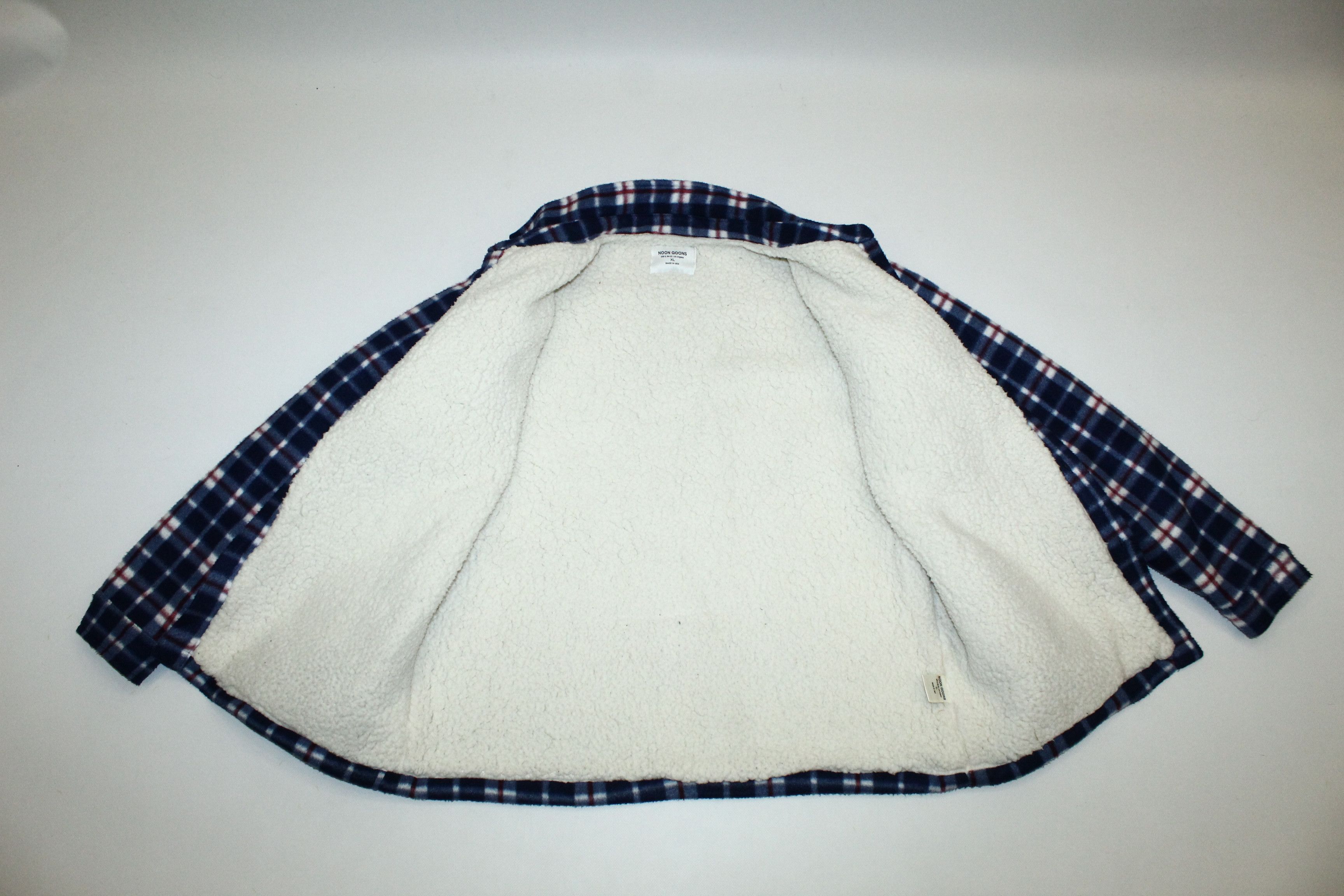 Noon Goons Noon Goons Plaid Sherpa Overshirt Size US XL / EU 56 / 4 - 4 Thumbnail