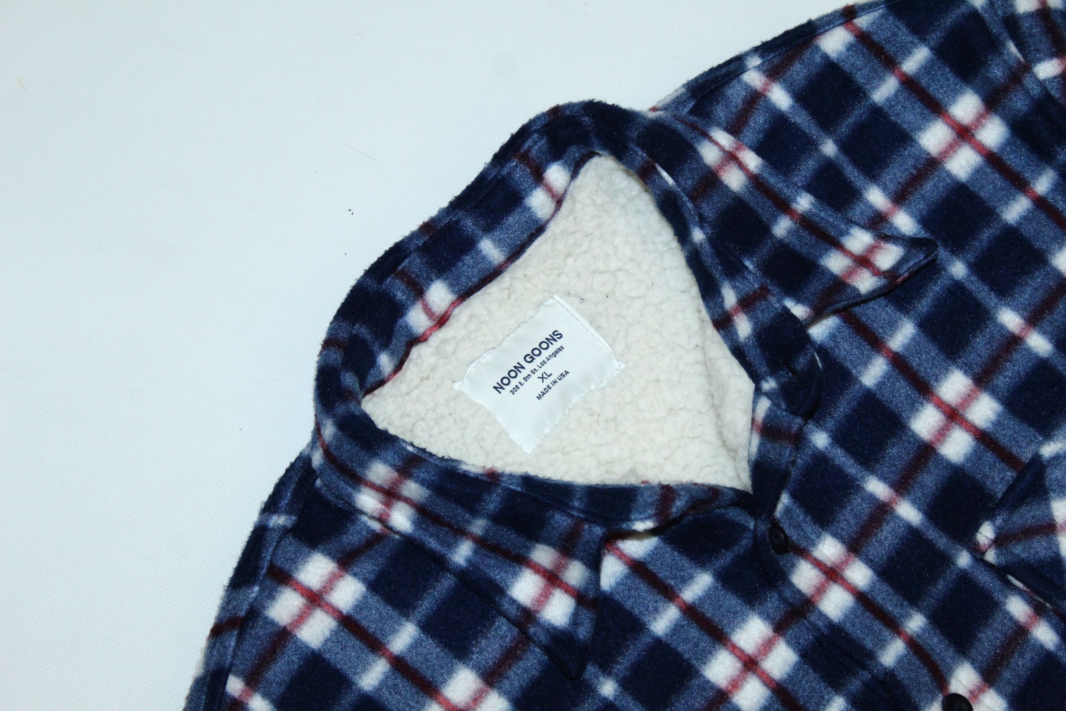 Noon Goons Noon Goons Plaid Sherpa Overshirt Size US XL / EU 56 / 4 - 3 Thumbnail