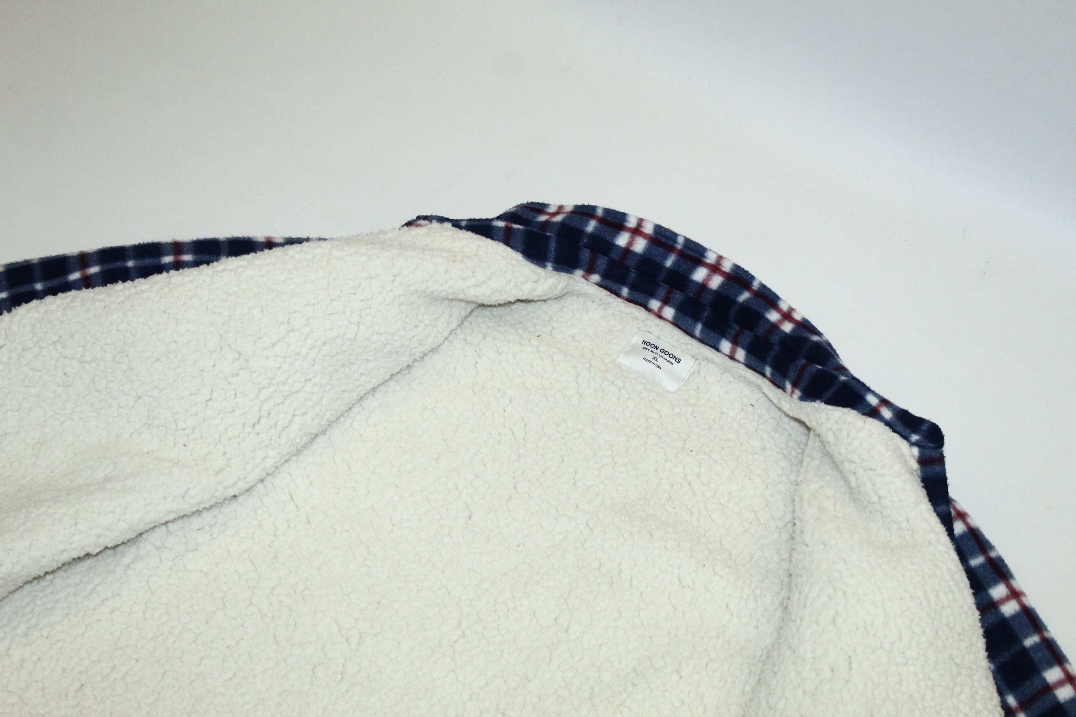 Noon Goons Noon Goons Plaid Sherpa Overshirt Size US XL / EU 56 / 4 - 9 Thumbnail