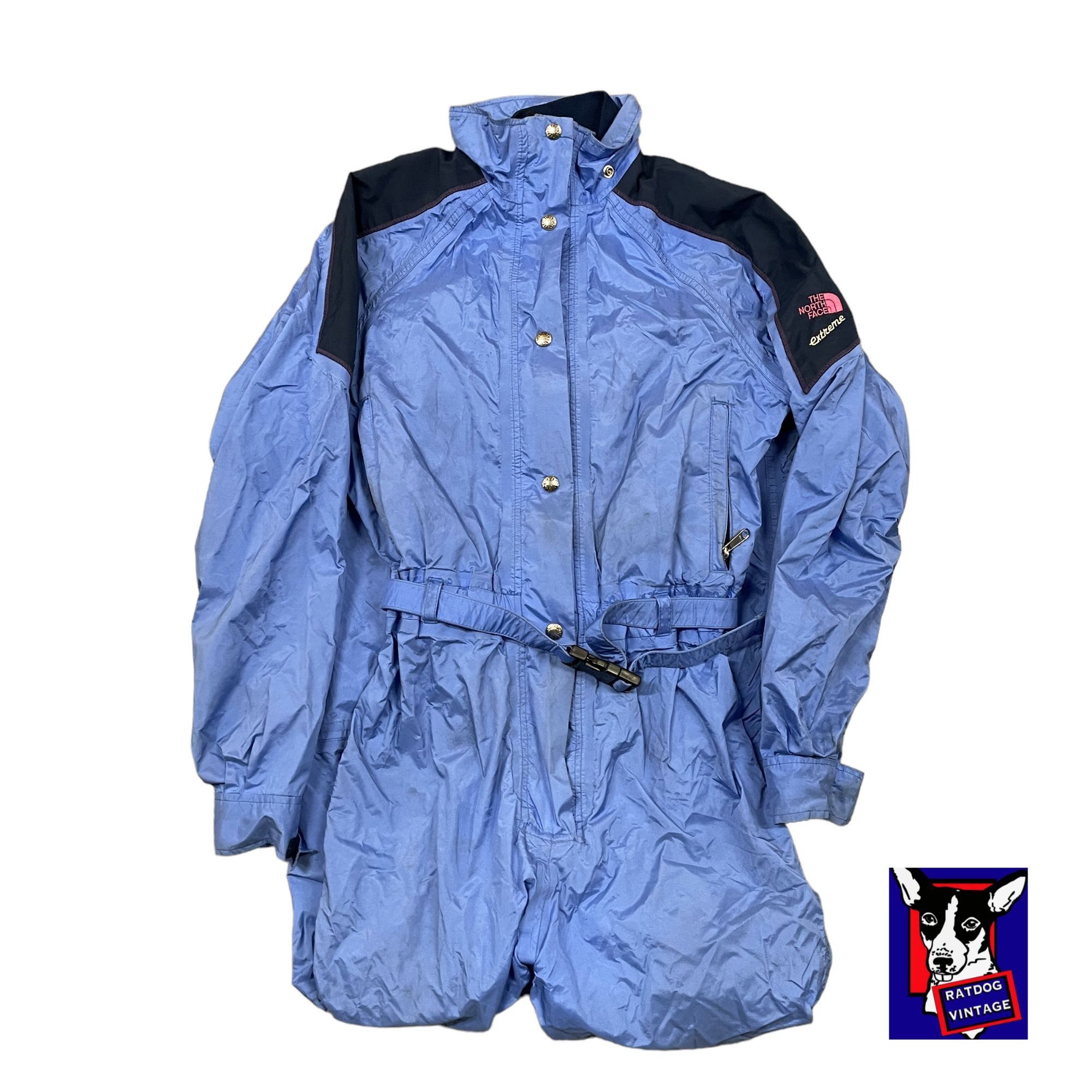 Vintage 80s/90s VTG The North Face Extreme Goretex Blue Ski Suit