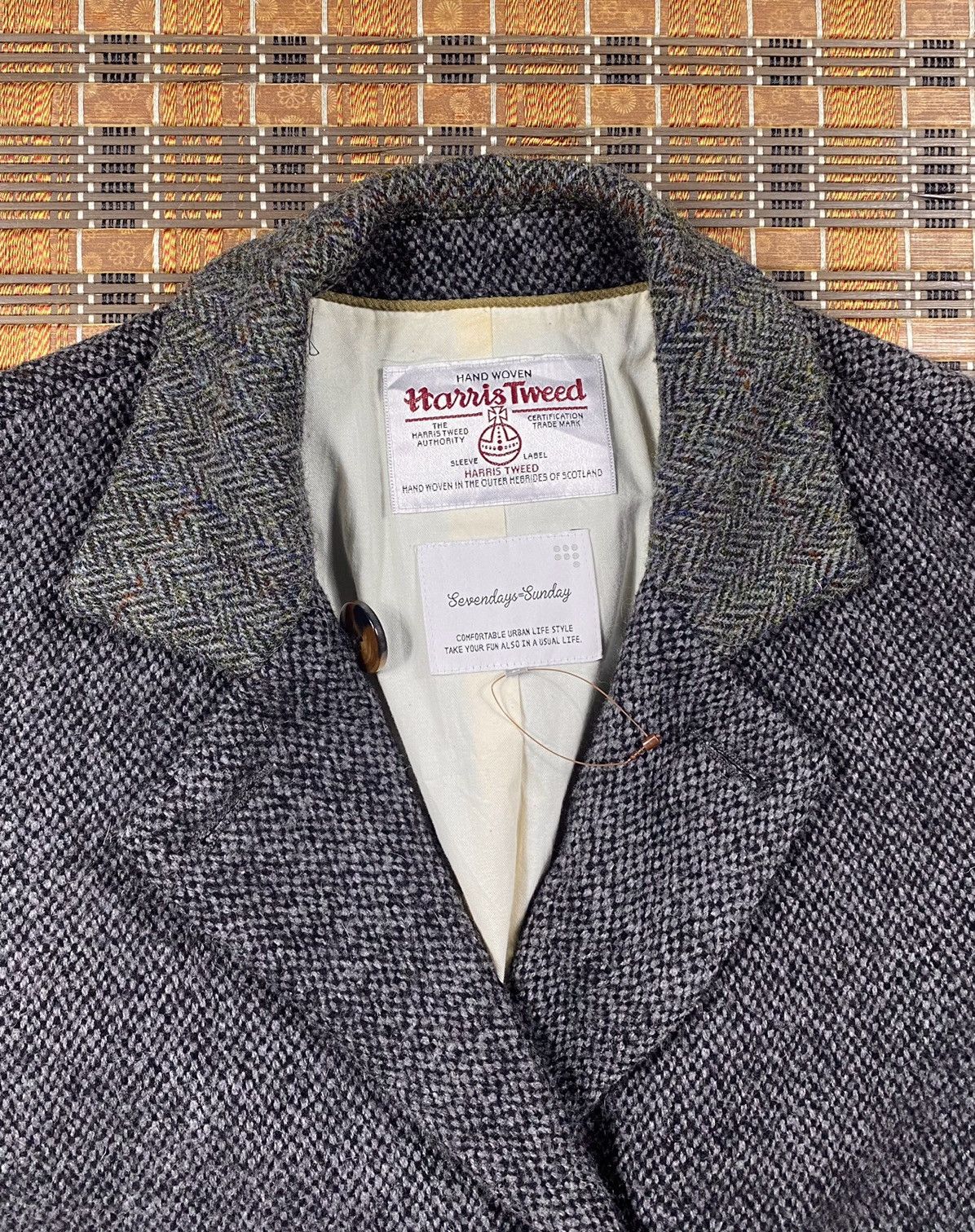 Harris Tweed Special Collab🔥Harris Tweed X Sevenday Sunday Wool Jacket Size L / US 10 / IT 46 - 5 Thumbnail