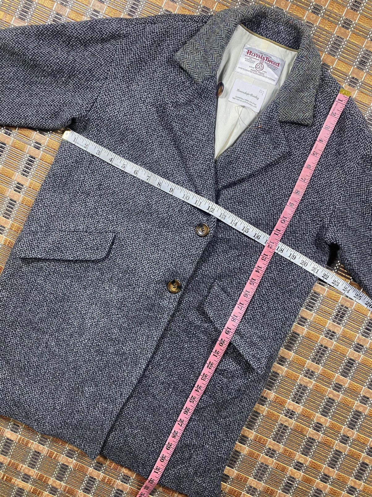 Harris Tweed Special Collab🔥Harris Tweed X Sevenday Sunday Wool Jacket Size L / US 10 / IT 46 - 3 Thumbnail