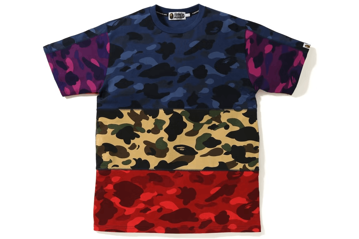 Bape BAPE Mix Camo Tee Multi Size US S / EU 44-46 / 1 - 2 Thumbnail