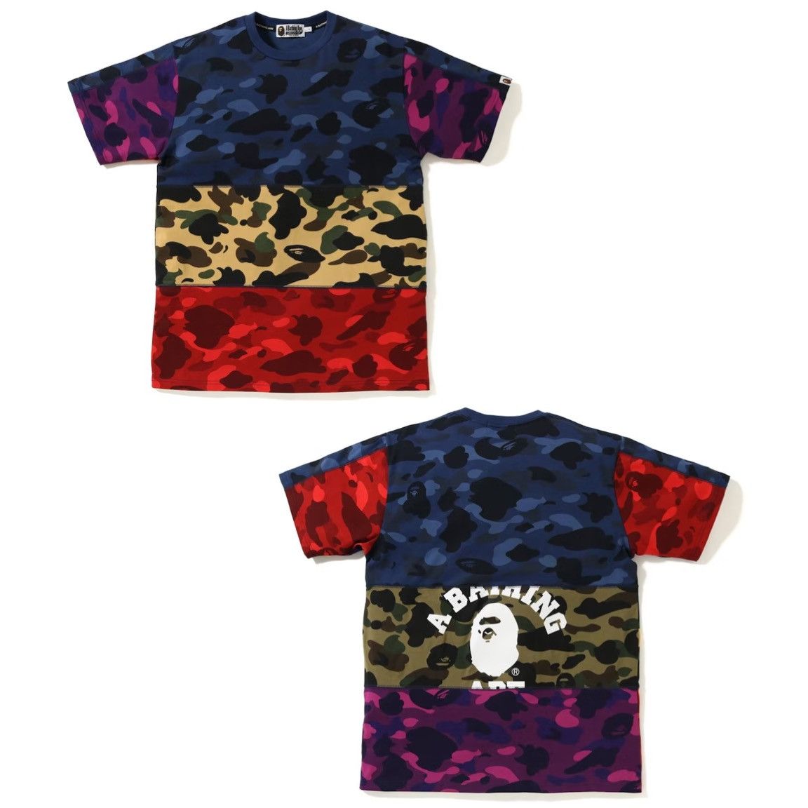 Bape Mix Camo Tee Grailed