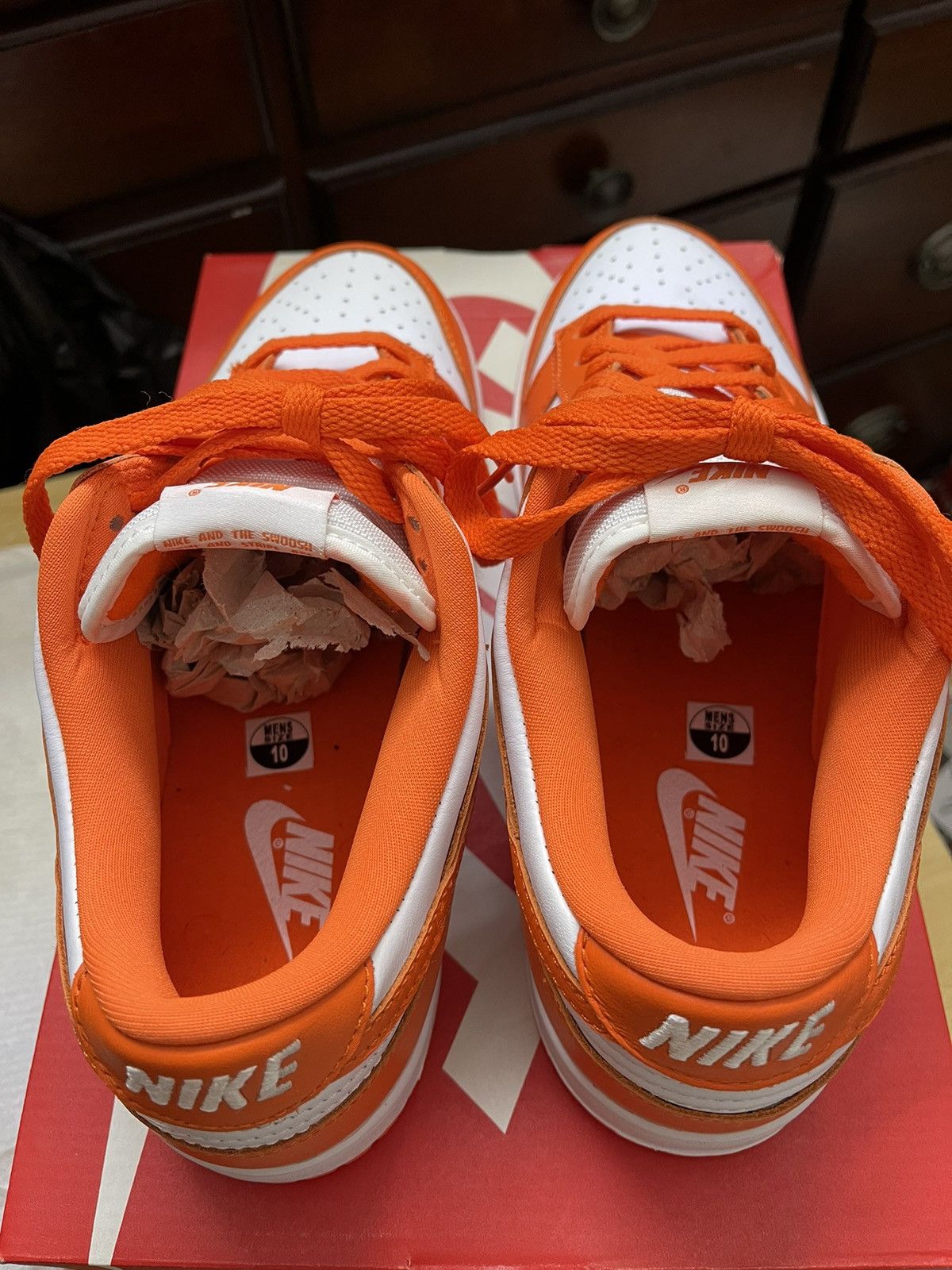 Nike Nike Dunk Low Sp Syracuse (2020) Size US 10 / EU 43 - 8 Thumbnail