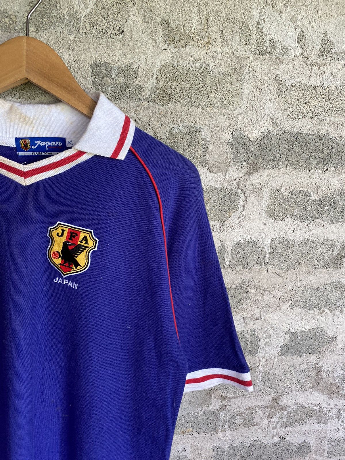 Vintage 2002 WorldCup Merchandise Japan Football Association Polos Size US L / EU 52-54 / 3 - 6 Thumbnail