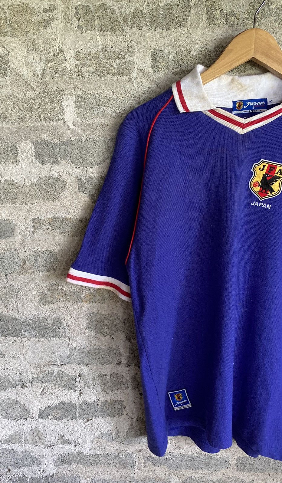 Vintage 2002 WorldCup Merchandise Japan Football Association Polos Size US L / EU 52-54 / 3 - 3 Thumbnail