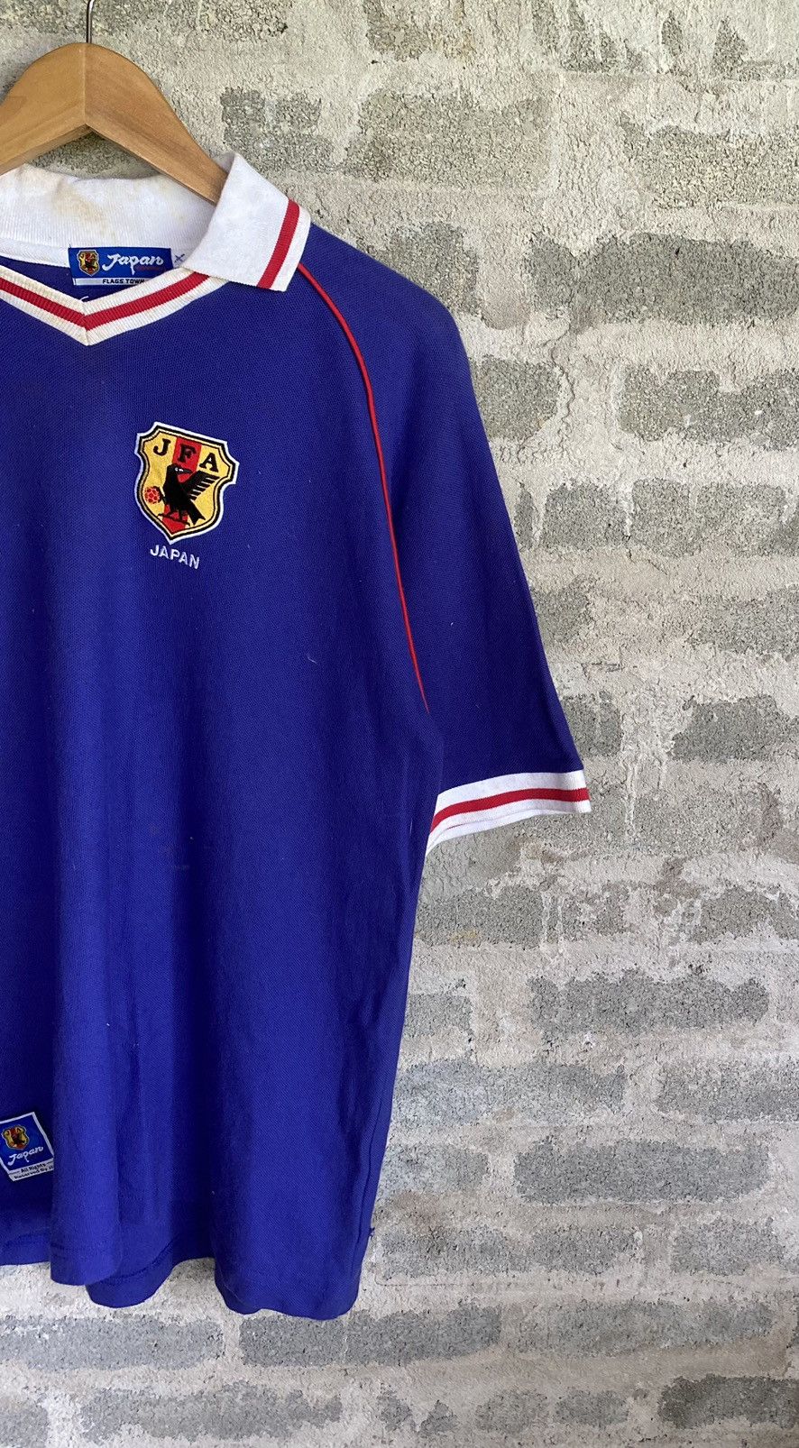 Vintage 2002 WorldCup Merchandise Japan Football Association Polos Size US L / EU 52-54 / 3 - 2 Thumbnail
