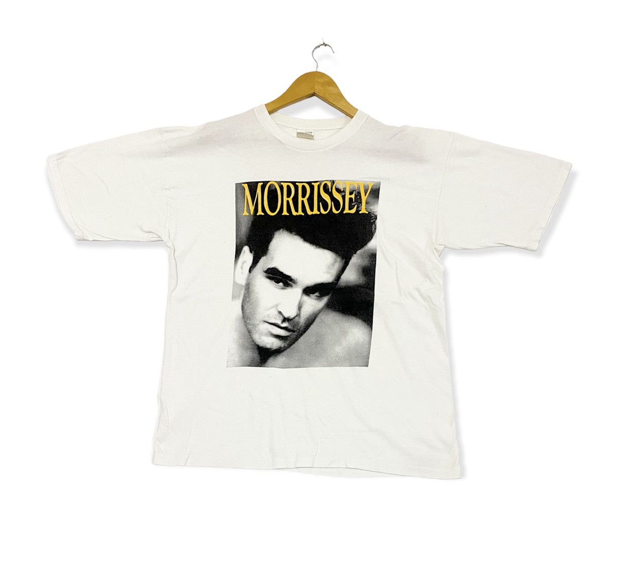 Band Tees vintage 1990 MORRISSEY britpop albun tour promo t-shirts Size US XL / EU 56 / 4 - 1 Thumbnail
