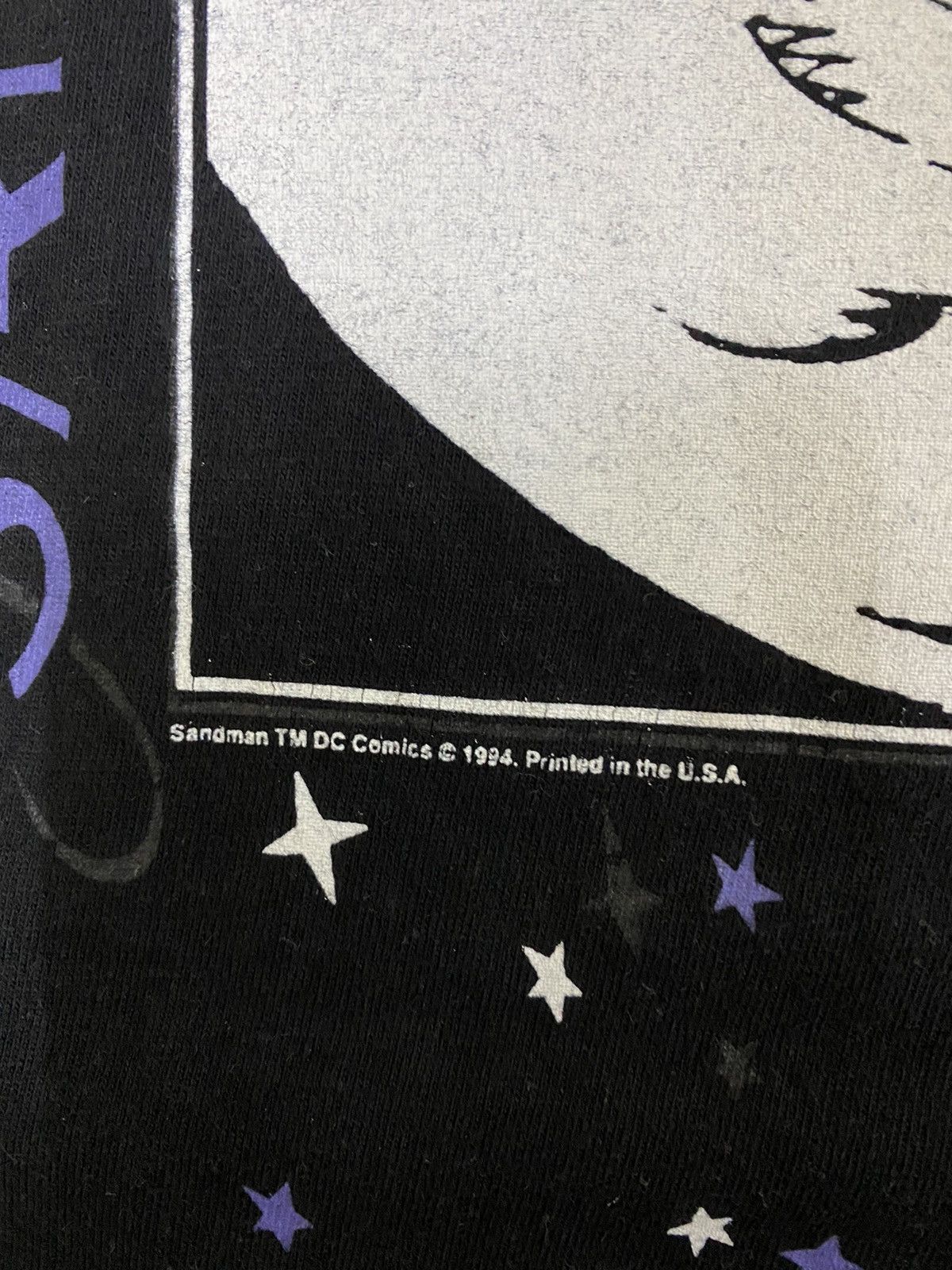 Vintage vintage 1993 THE SANDMAN death comic rare promo t-shirts Size US XL / EU 56 / 4 - 5 Thumbnail