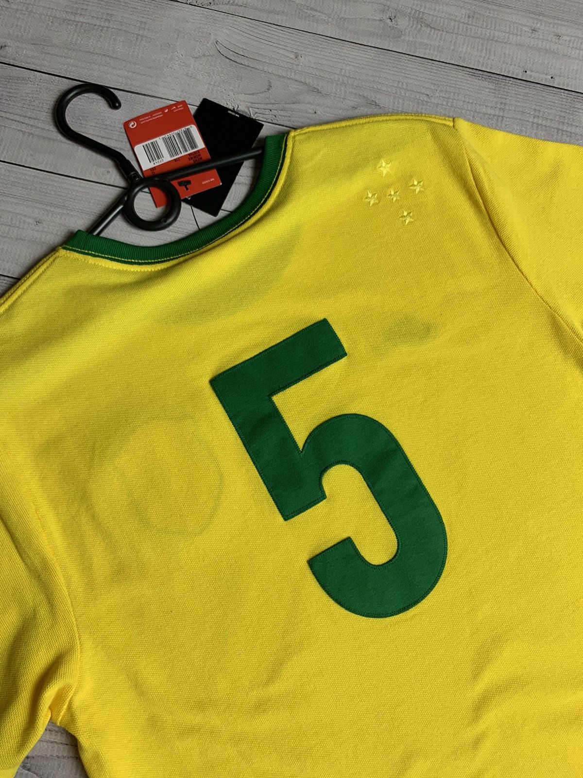 Nike × Vintage Nike Brazil soccer jersey size M/L Size US L / EU 52-54 / 3 - 5 Thumbnail