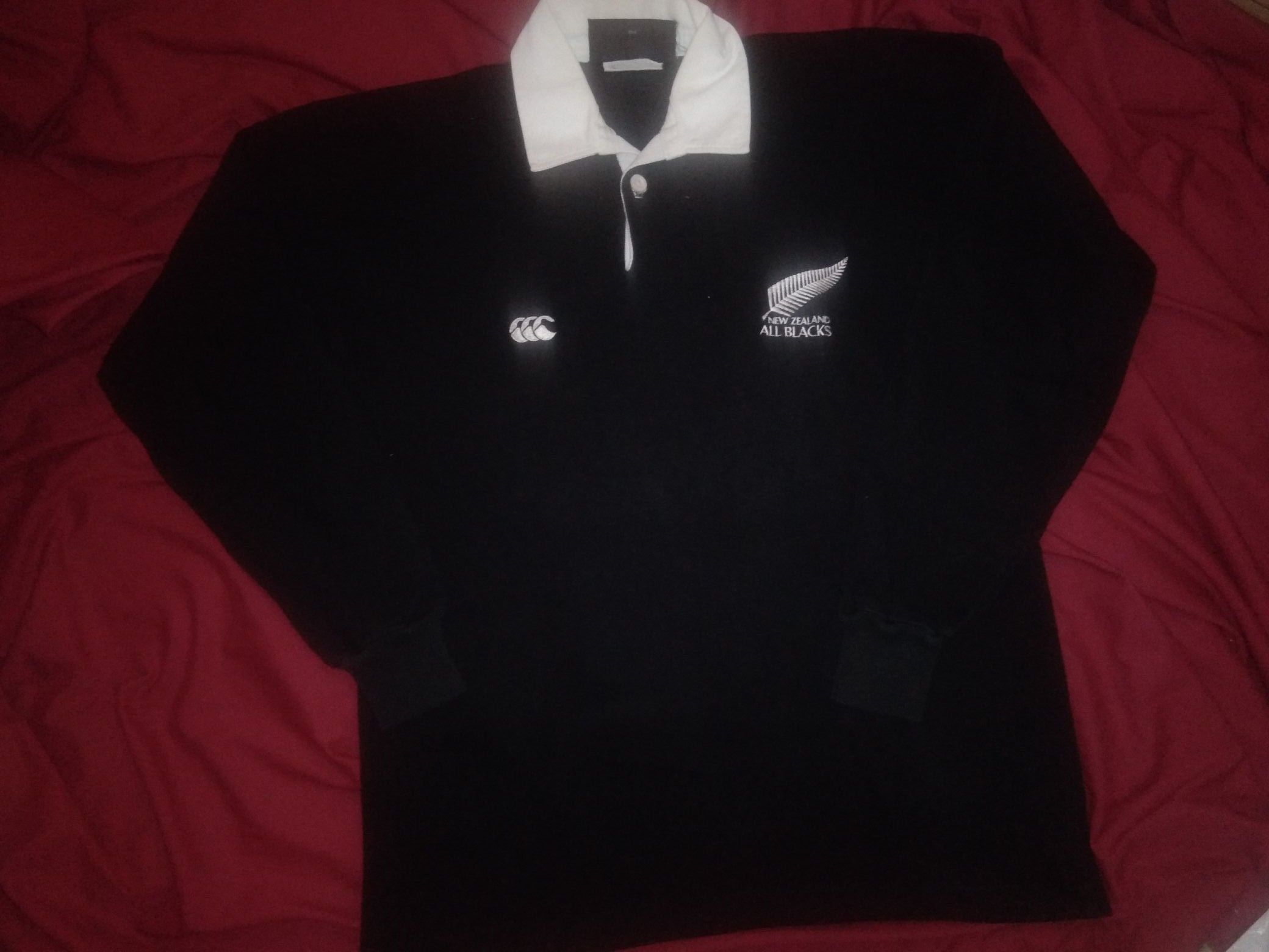 Canterbury of New Zealand × Vintage VTG 90s Canterbury New Zealand Rugby jersey shirt polo Size US S / EU 44-46 / 1 - 2 Thumbnail