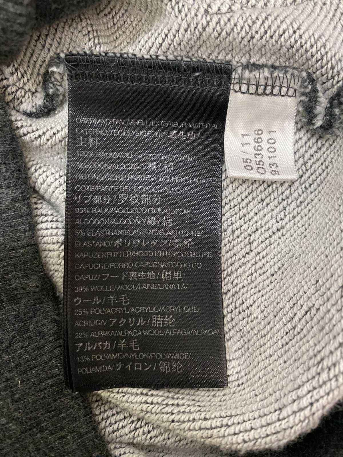 Yohji Yamamoto Yohji Yamamoto Y3 X Adidas Long Hoodie Size US XS / EU 42 / 0 - 7 Thumbnail