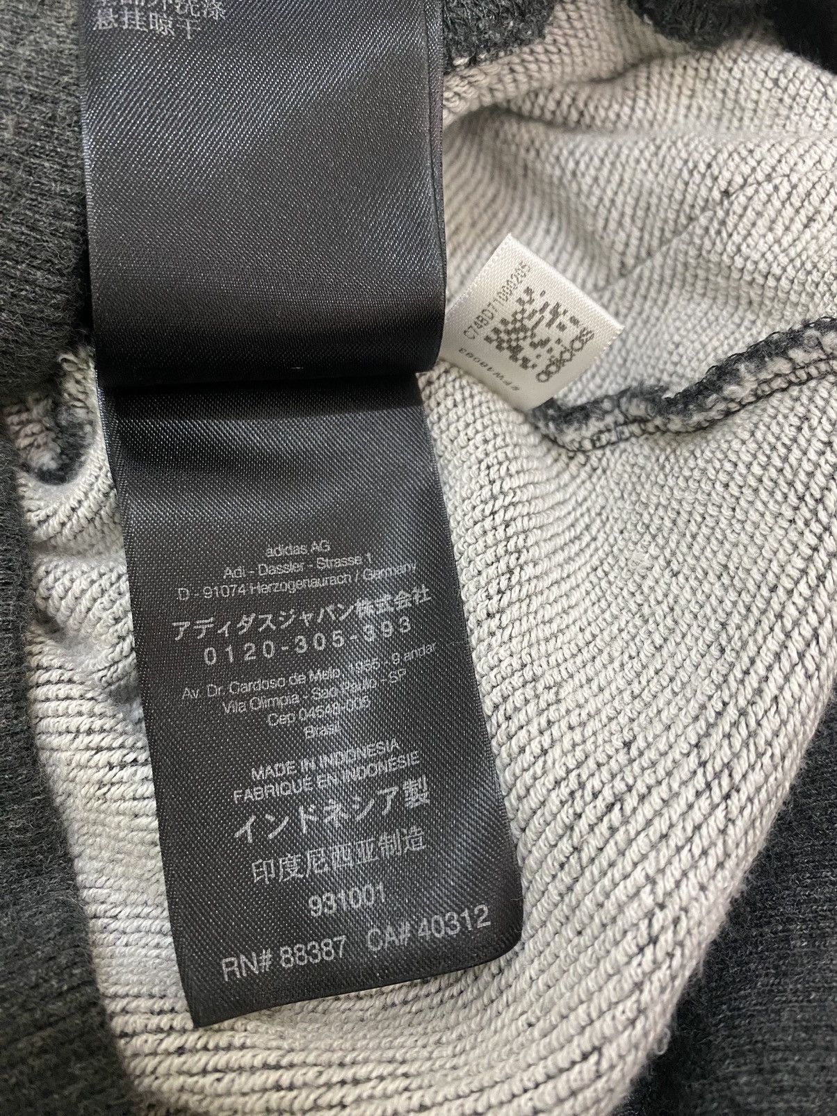 Yohji Yamamoto Yohji Yamamoto Y3 X Adidas Long Hoodie Size US XS / EU 42 / 0 - 8 Thumbnail