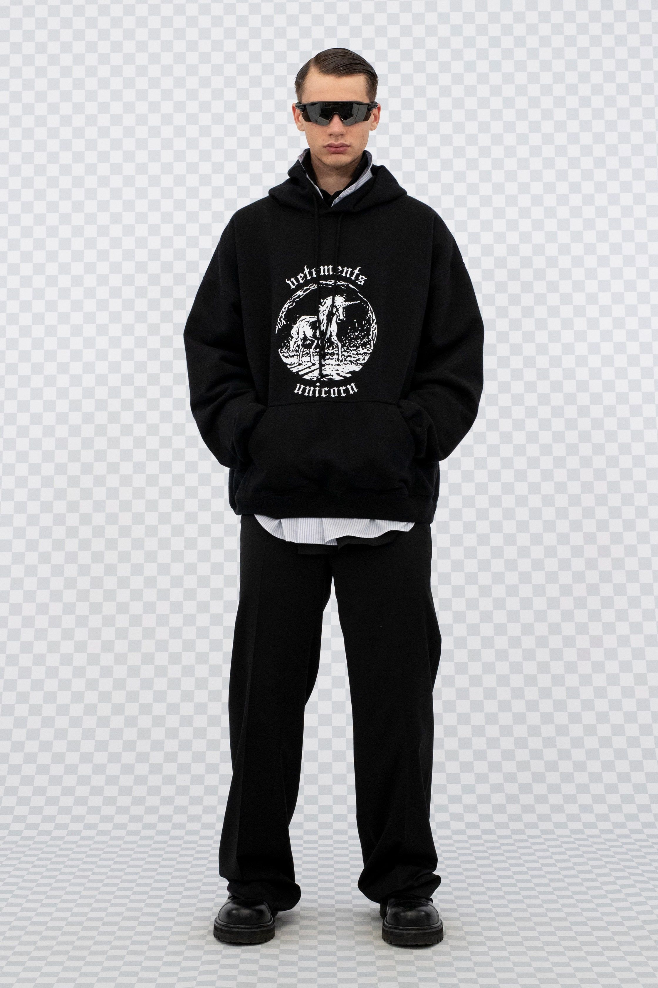 Vetements SS22 Unicorn Logo Hoodie NWT (L) Size US L / EU 52-54 / 3 - 2 Thumbnail