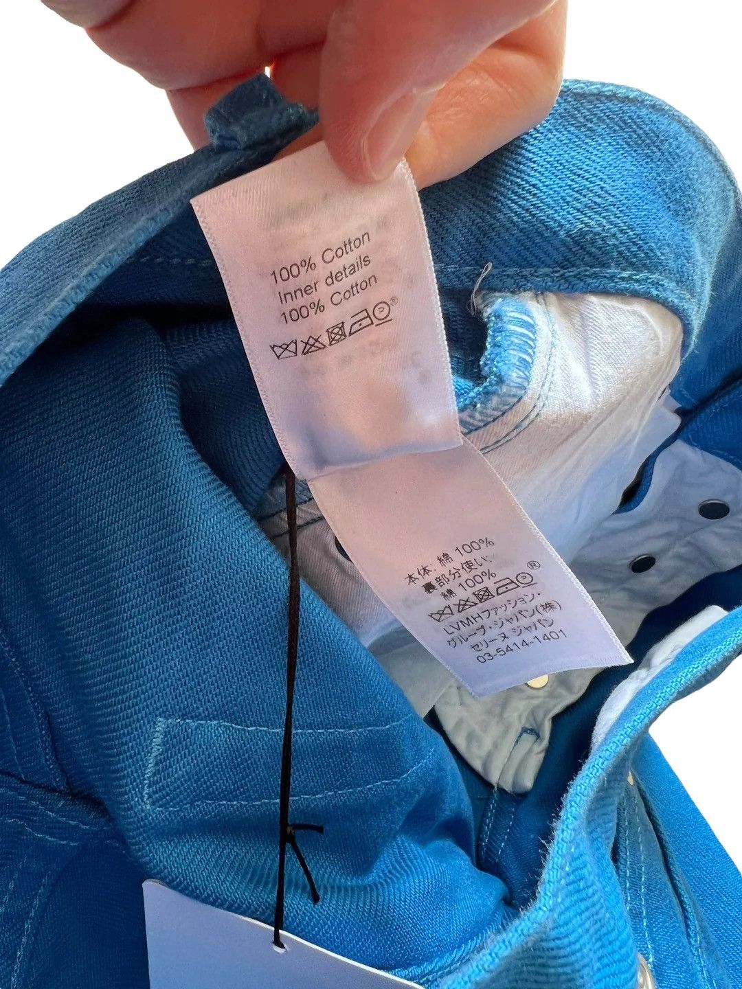 Celine Phoebe Philo Era Blue Woven Denim Size 26" / US 2 / IT 38 - 10 Thumbnail