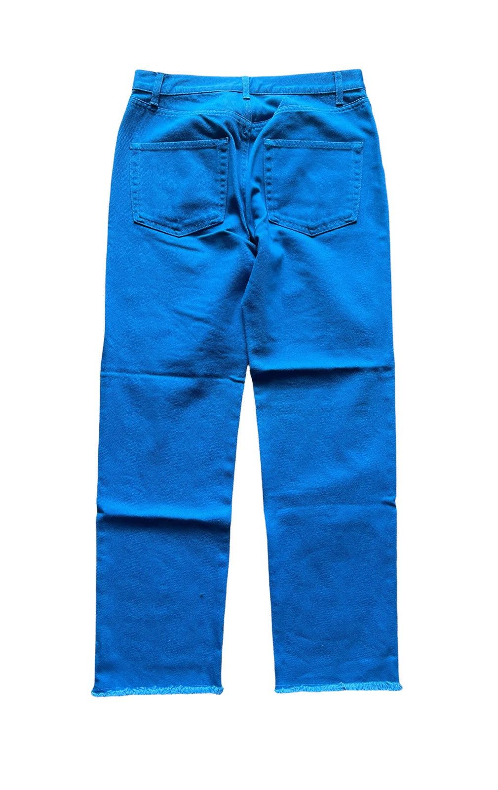 Celine Phoebe Philo Era Blue Woven Denim Size 26" / US 2 / IT 38 - 2 Thumbnail
