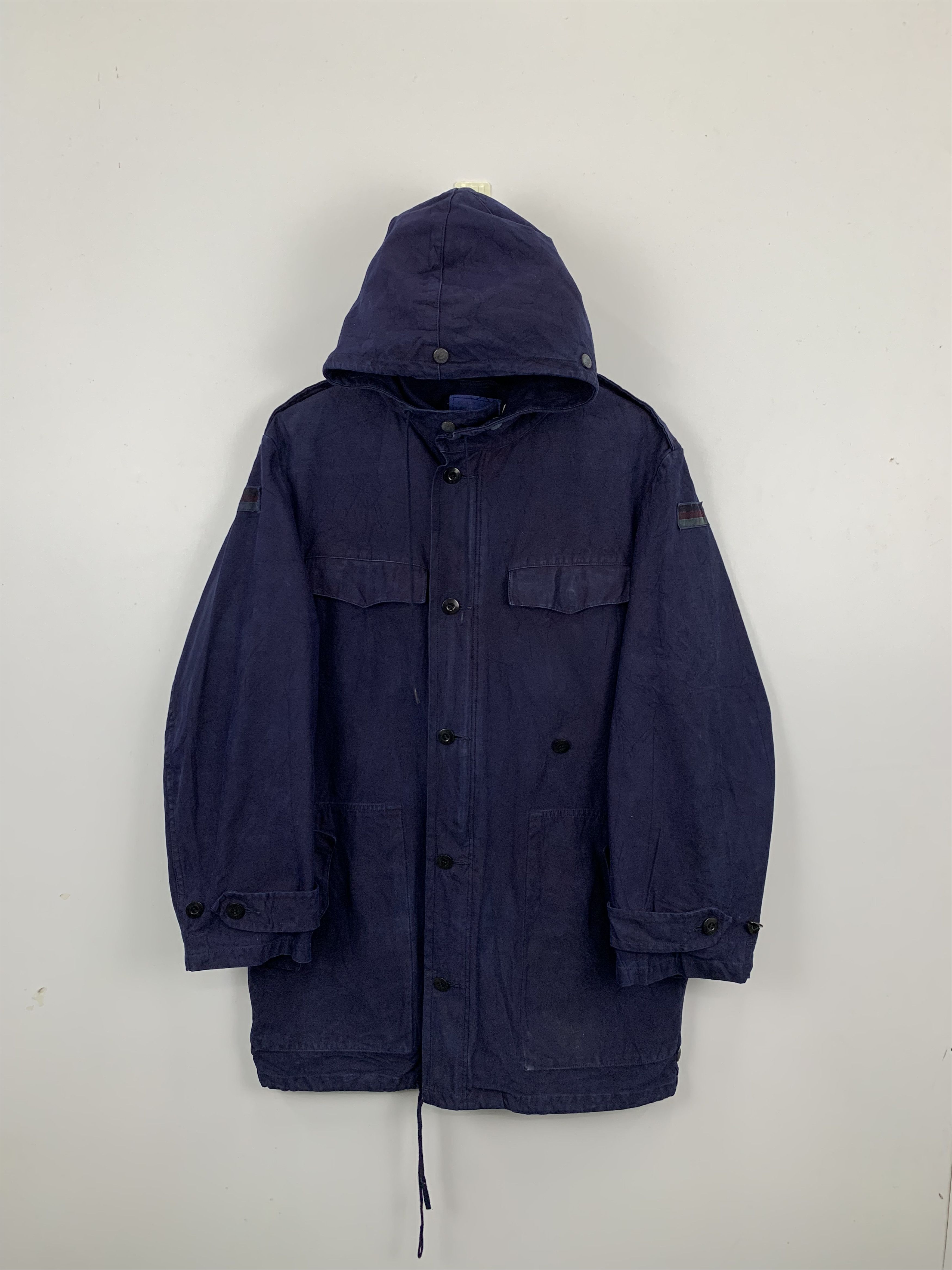 Vintage Vintage 80s German Military Hoodie Parka Jacket Size US L / EU 52-54 / 3 - 2 Thumbnail