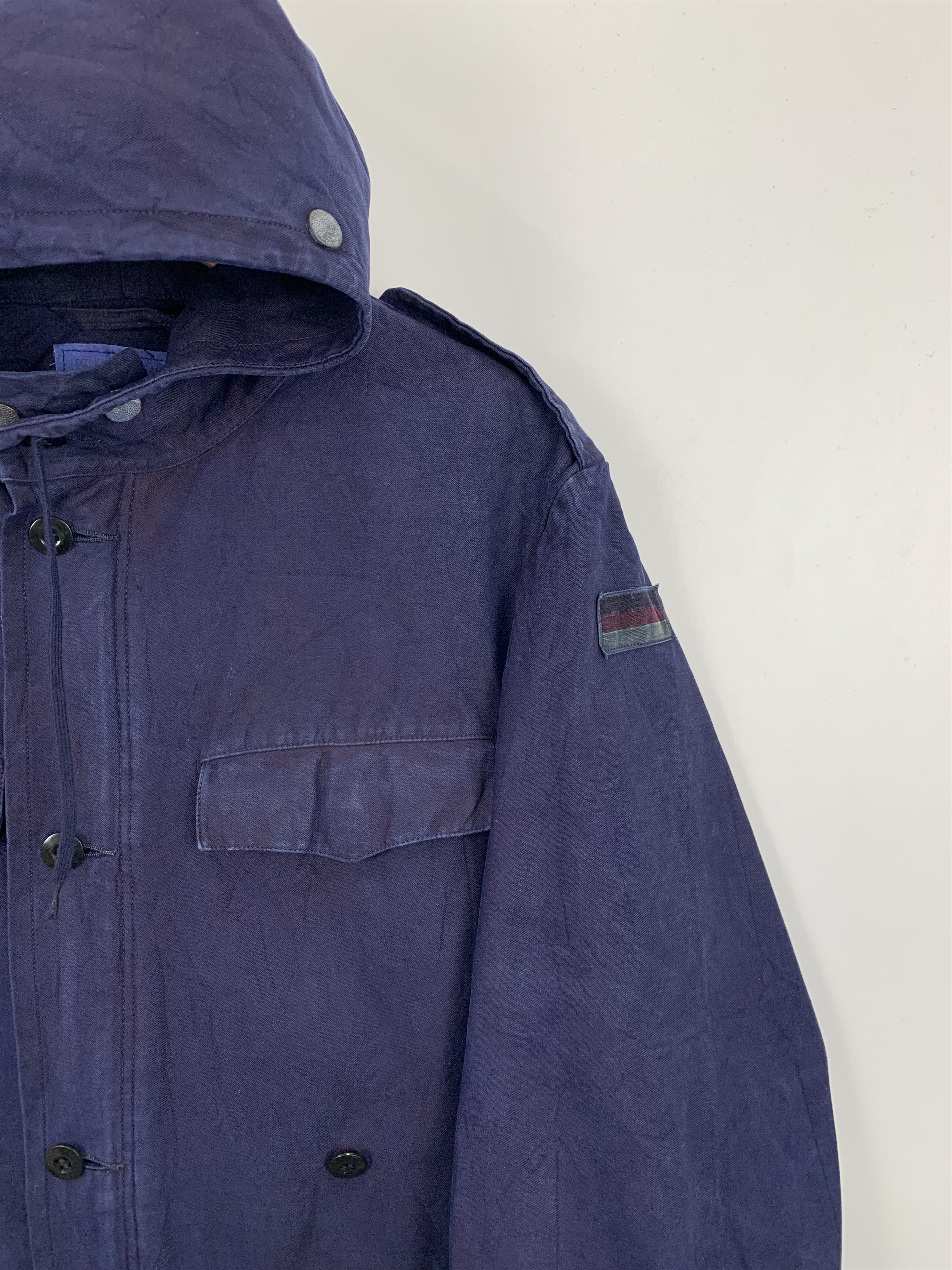 Vintage Vintage 80s German Military Hoodie Parka Jacket Size US L / EU 52-54 / 3 - 8 Thumbnail